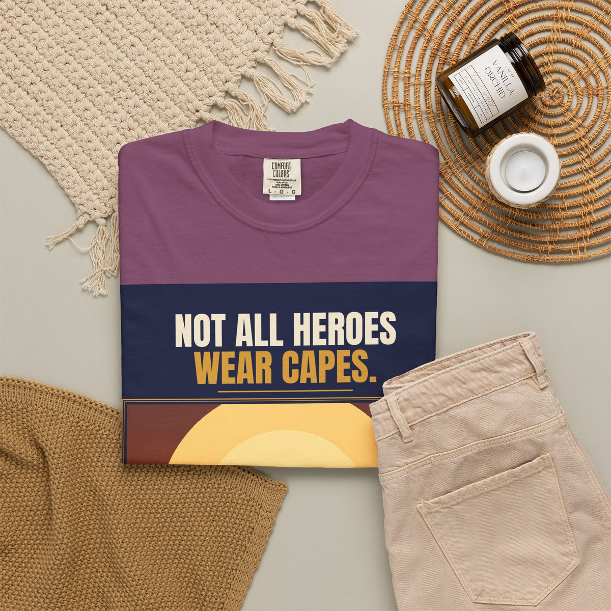 Mail Carrier T-Shirt - Not All Heroes | Funny Mail Carrier Tee | Comfort Colors