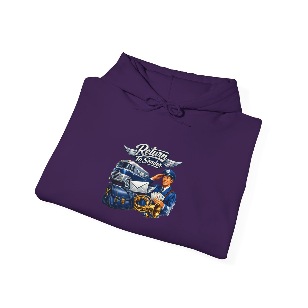 Mail Carrier Hoodie - Return to Sender | Funny Mail Carrier Hoodie | Gildan