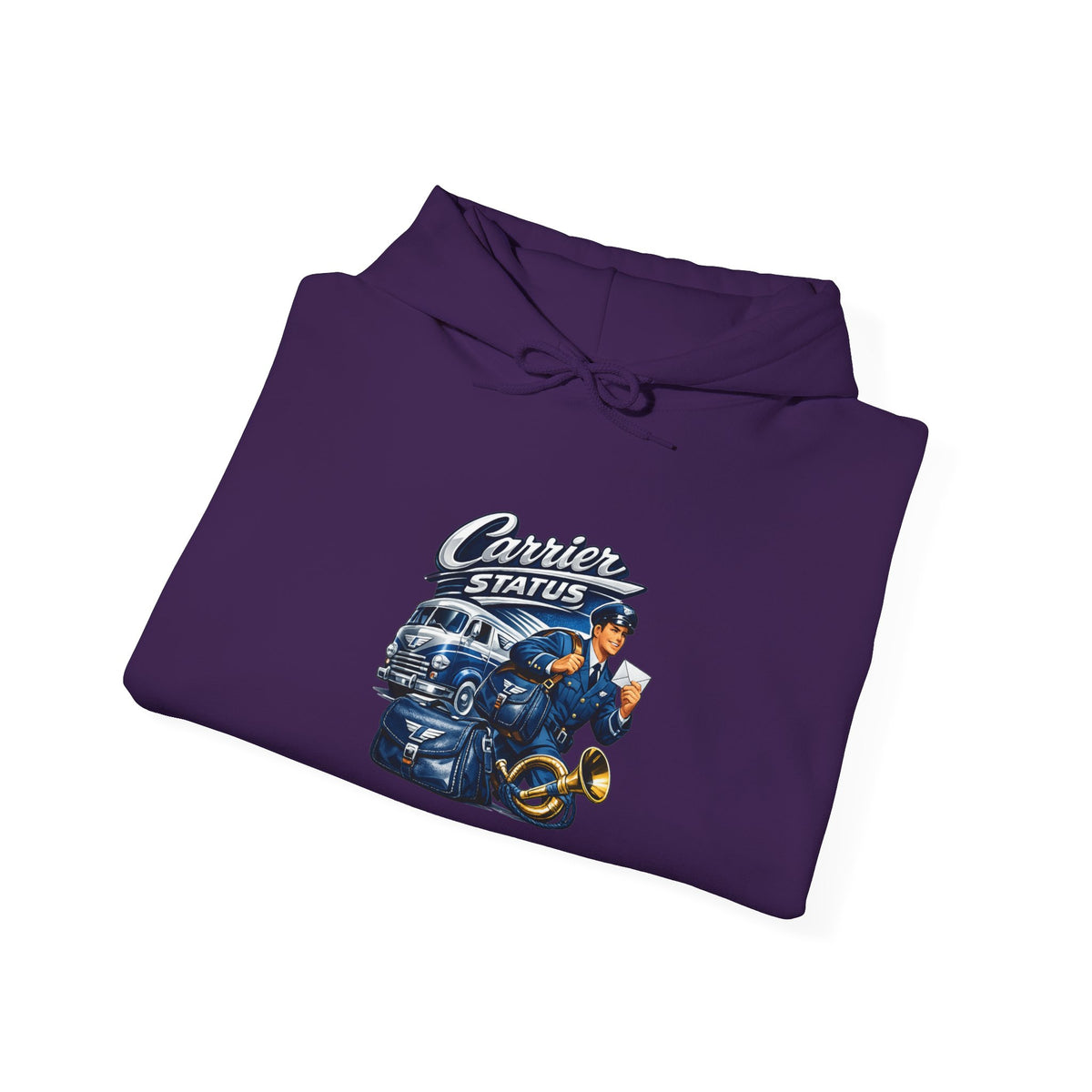 Mail Carrier Hoodie - Carrier Status | Funny Mail Carrier Hoodie | Gildan