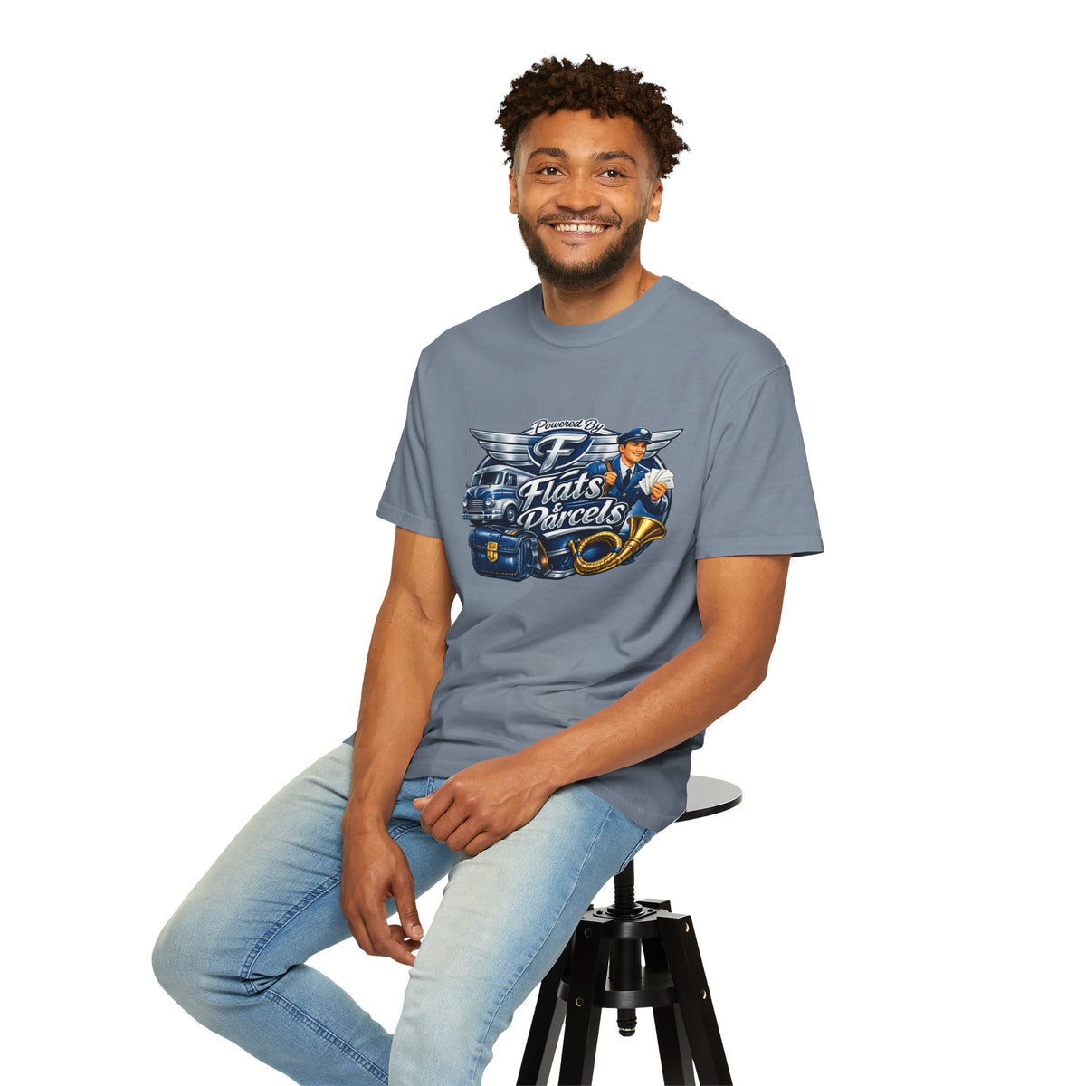 Mail Carrier T-Shirt - Flats and Parcels | Funny Mail Carrier Tee | Comfort Colors | Comfort Colors® 1717