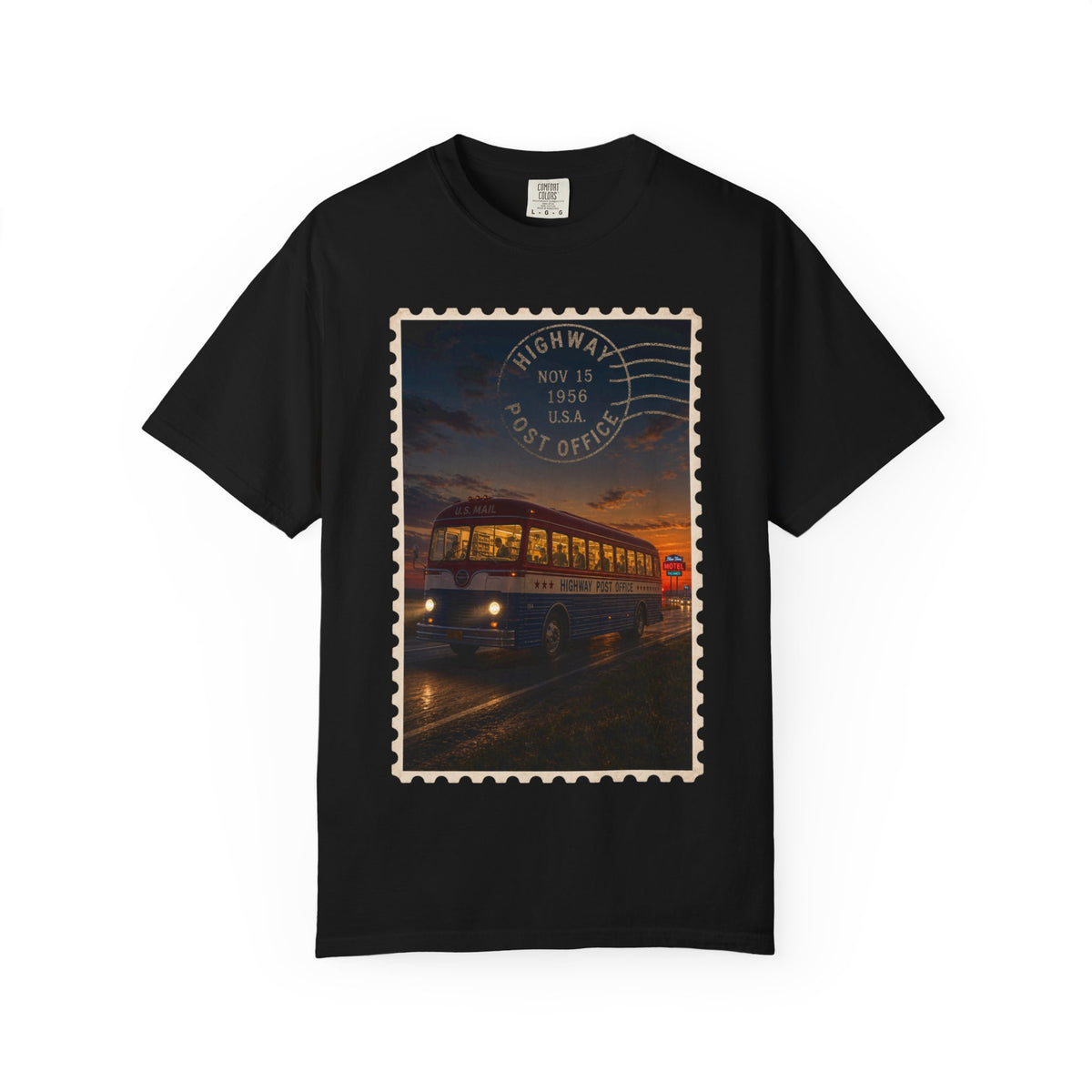 Highway Post Office 1941 — Vintage Mail Bus Shirt | Trivia Mail Carrier Tee