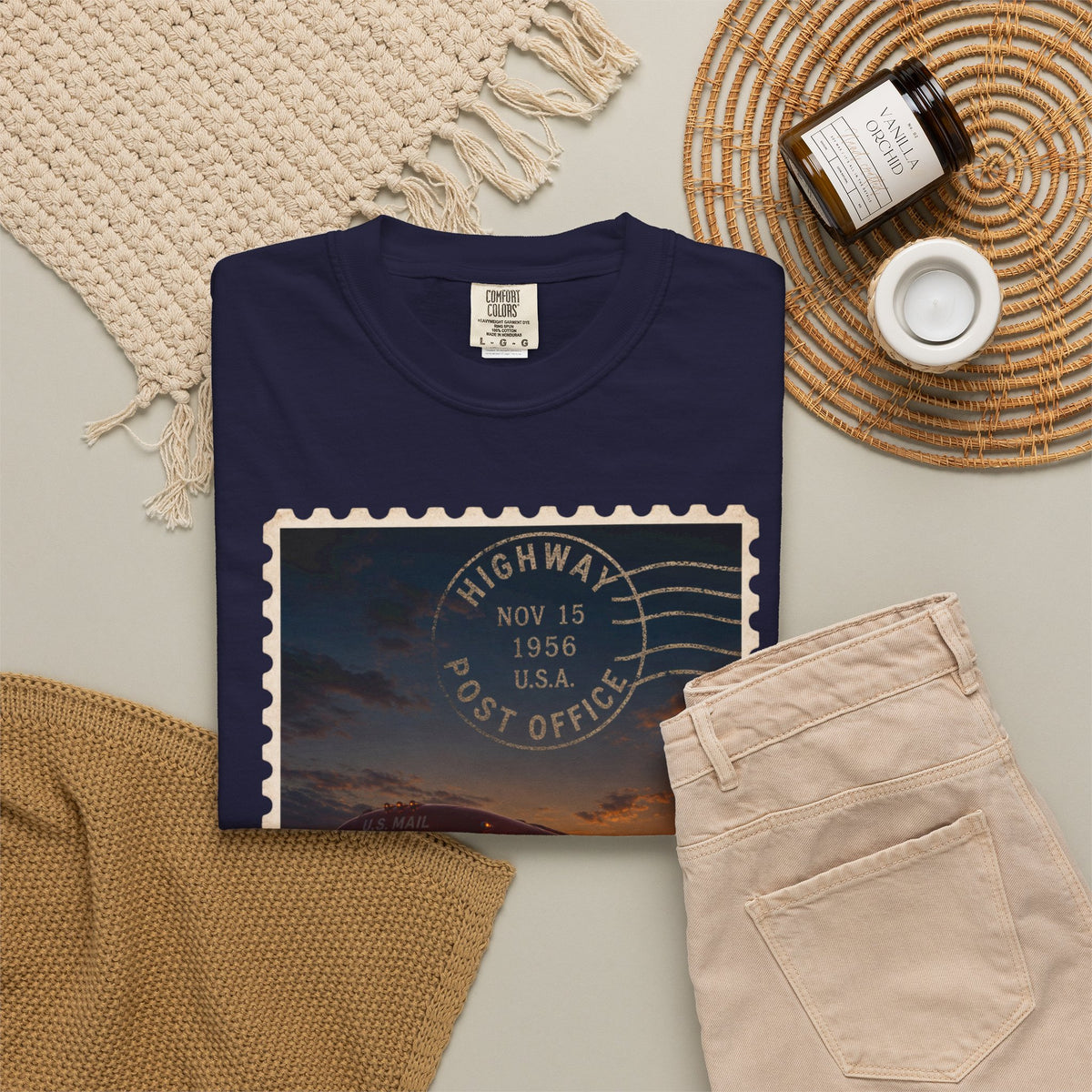 Highway Post Office 1941 — Vintage Mail Bus Shirt | Trivia Mail Carrier Tee