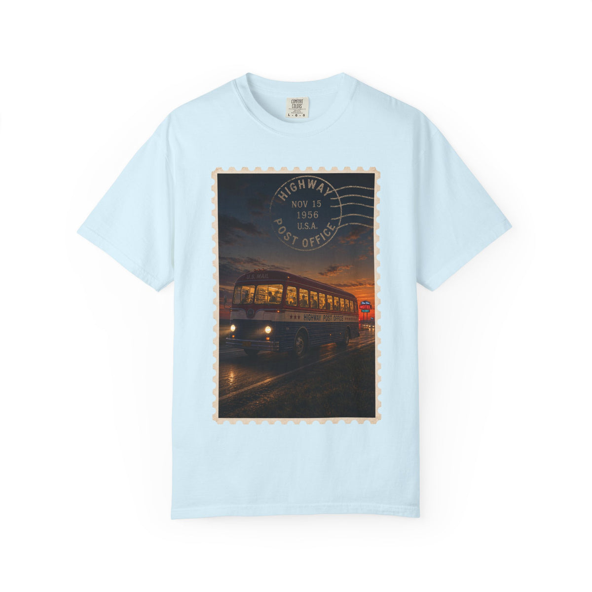 Highway Post Office 1941 — Vintage Mail Bus Shirt | Trivia Mail Carrier Tee