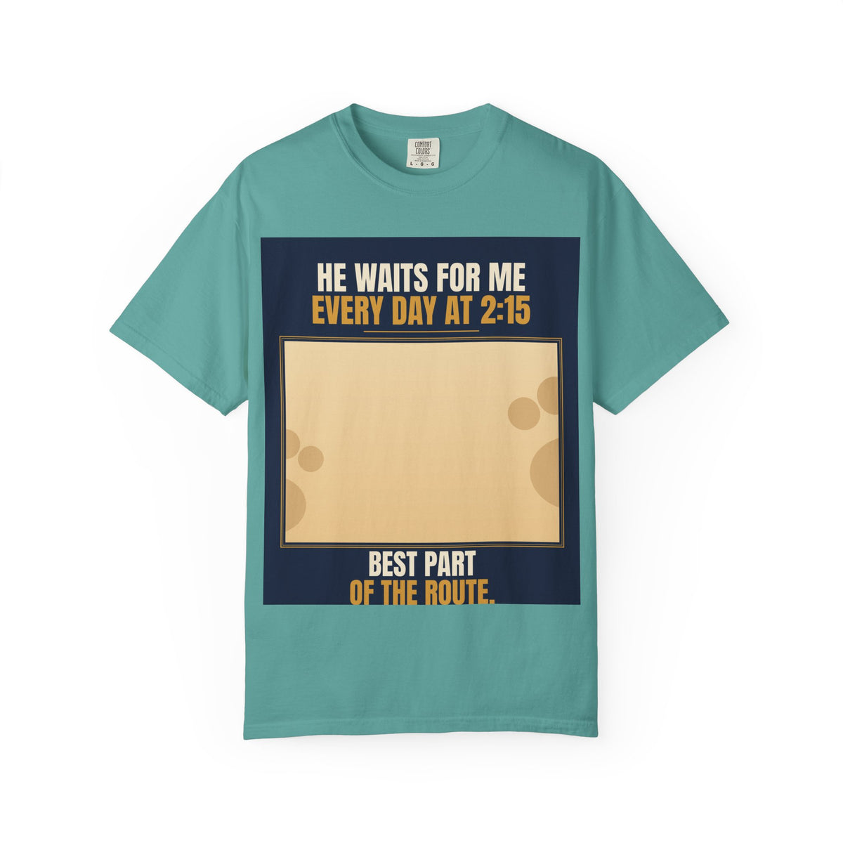 Mail Carrier T-Shirt - Best Part of the Route | Funny Mail Carrier Tee | Comfort Colors