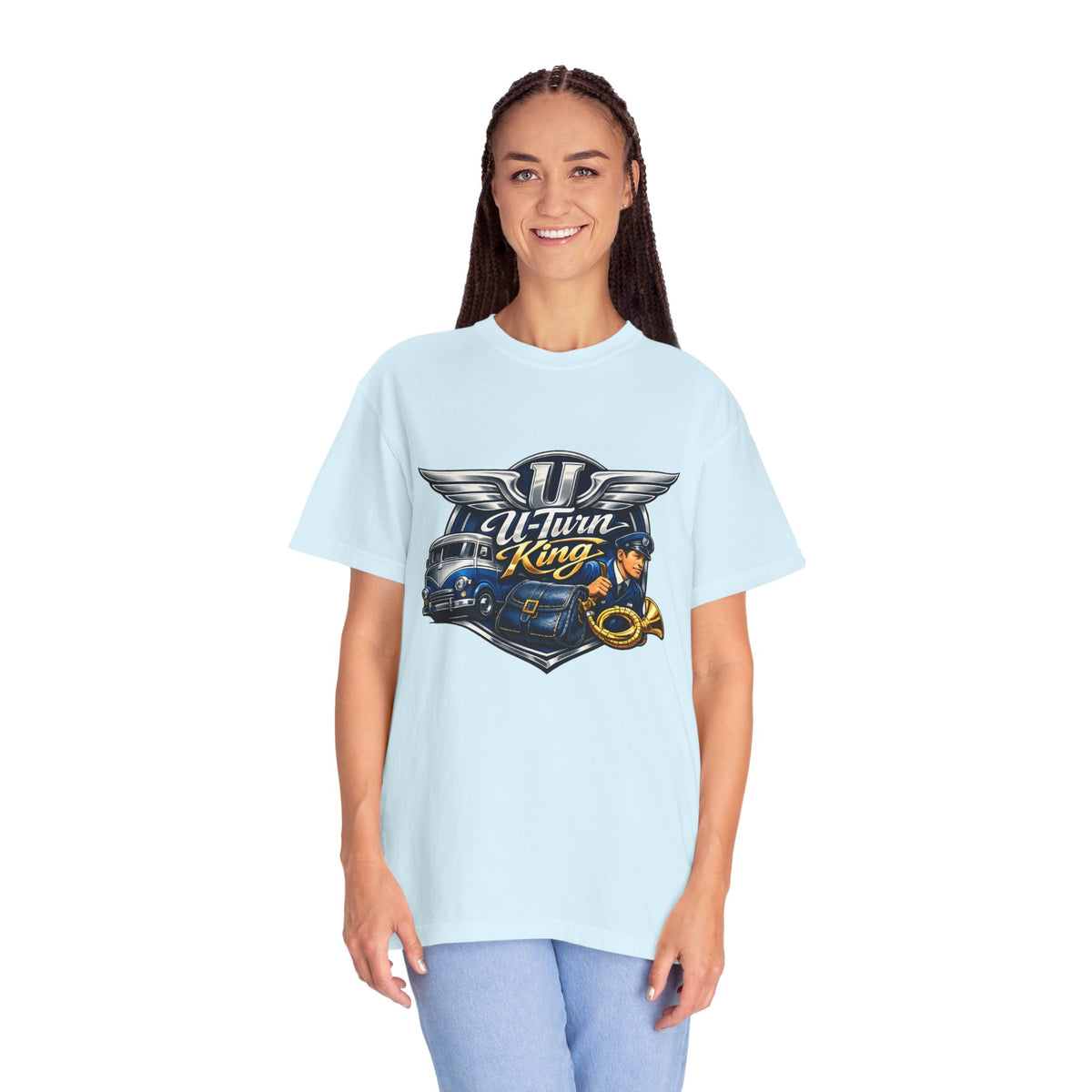 Mail Carrier T-Shirt - U-Turn King | Funny Mail Carrier Tee | Comfort Colors | Comfort Colors® 1717