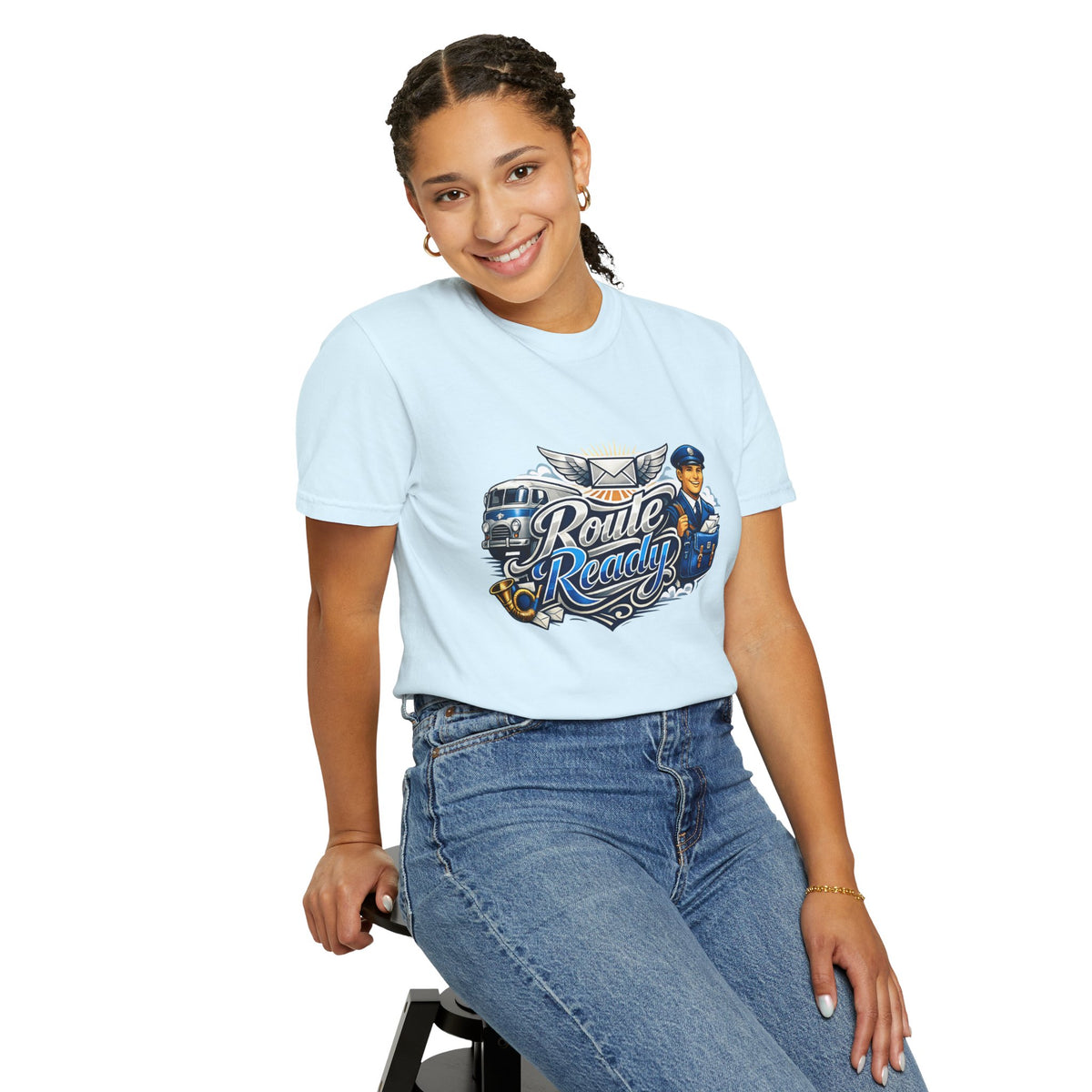 Mail Carrier T-Shirt - Route Ready | Funny Mail Carrier Tee | Comfort Colors