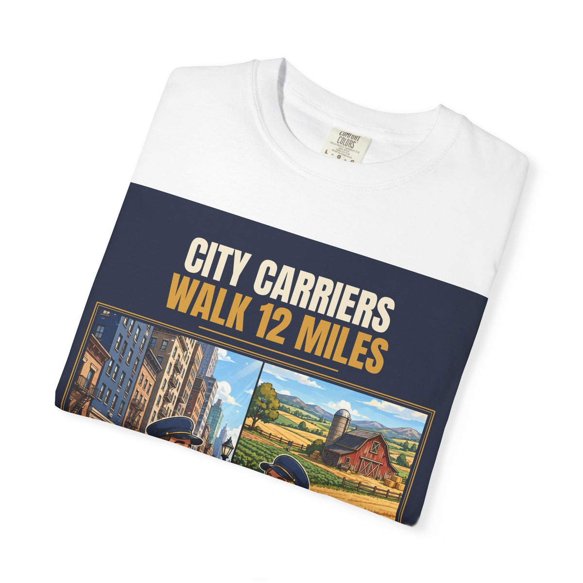 Mail Carrier T-Shirt - City Vs Rural | Funny Mail Carrier Tee | Comfort Colors