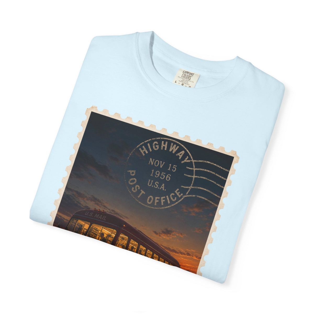 Highway Post Office 1941 — Vintage Mail Bus Shirt | Trivia Mail Carrier Tee