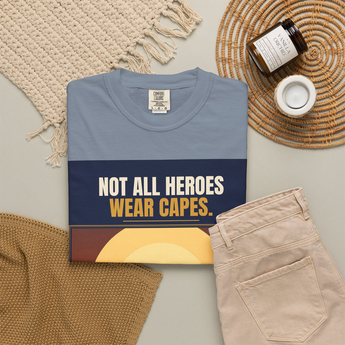 Mail Carrier T-Shirt - Not All Heroes | Funny Mail Carrier Tee | Comfort Colors