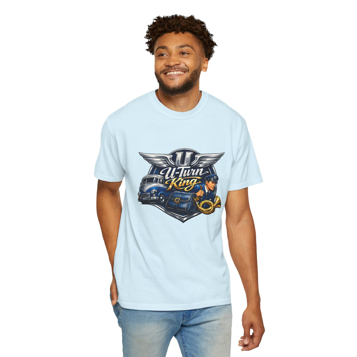 Mail Carrier T-Shirt - U-Turn King | Funny Mail Carrier Tee | Comfort Colors | Comfort Colors® 1717