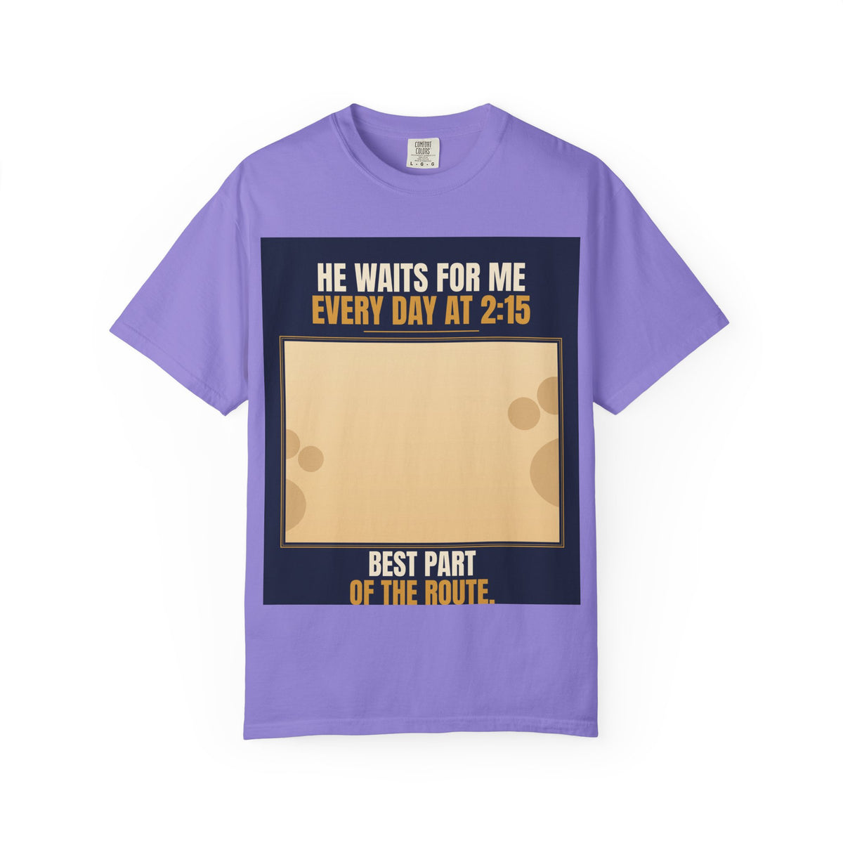 Mail Carrier T-Shirt - Best Part of the Route | Funny Mail Carrier Tee | Comfort Colors