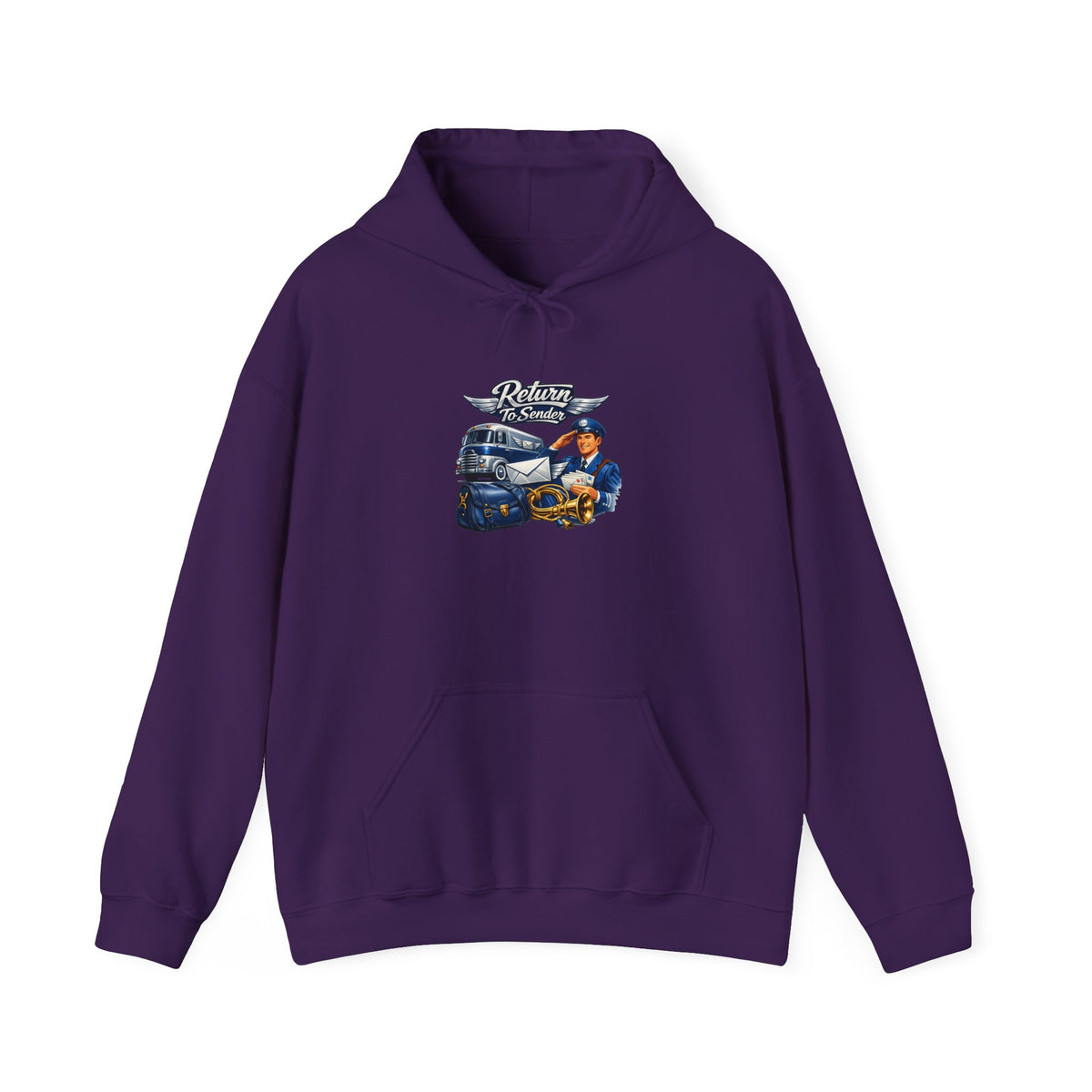 Mail Carrier Hoodie - Return to Sender | Funny Mail Carrier Hoodie | Gildan