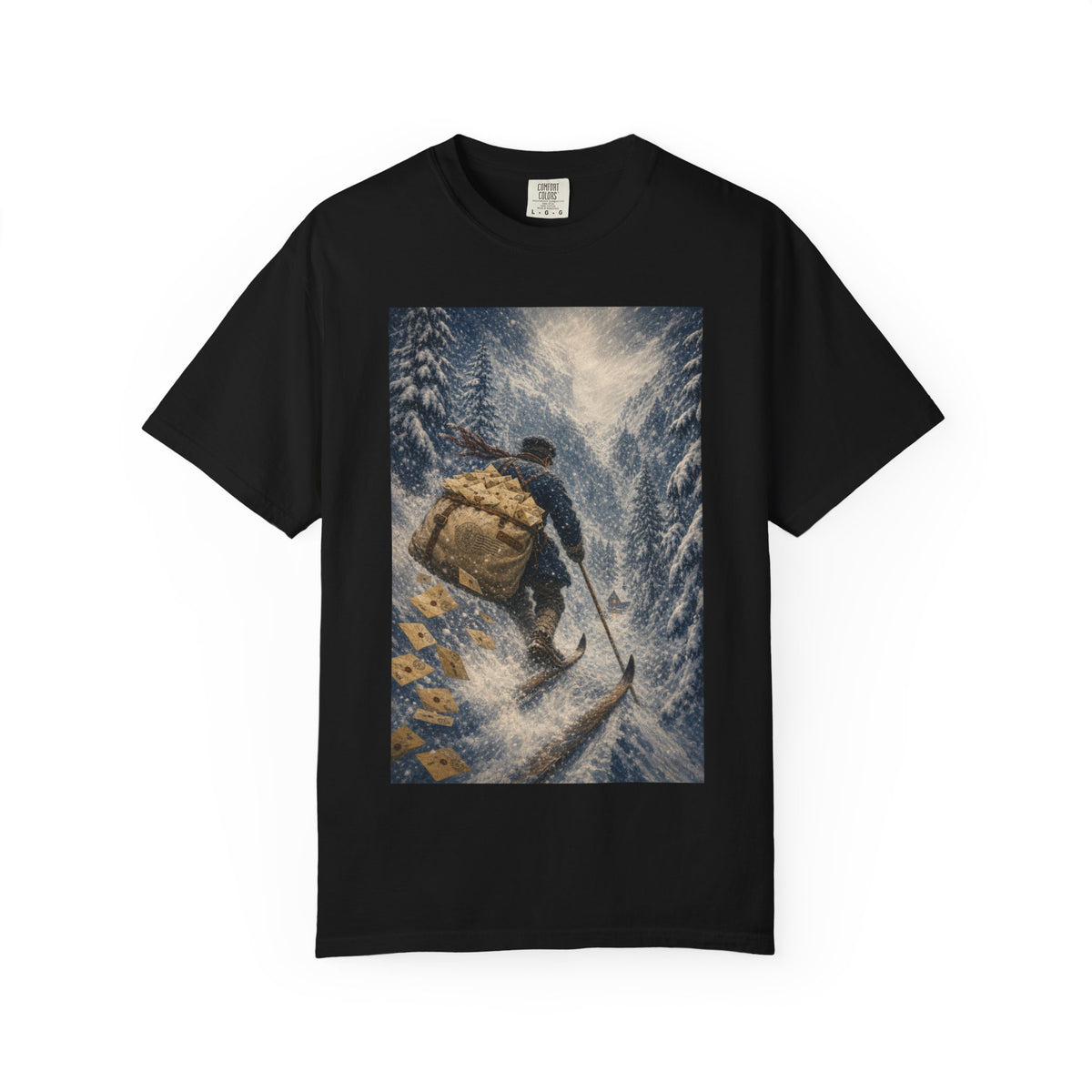 Snowshoe Thompson 1856 — Vintage Ski Mailman Shirt | Funny Mail Carrier Tee