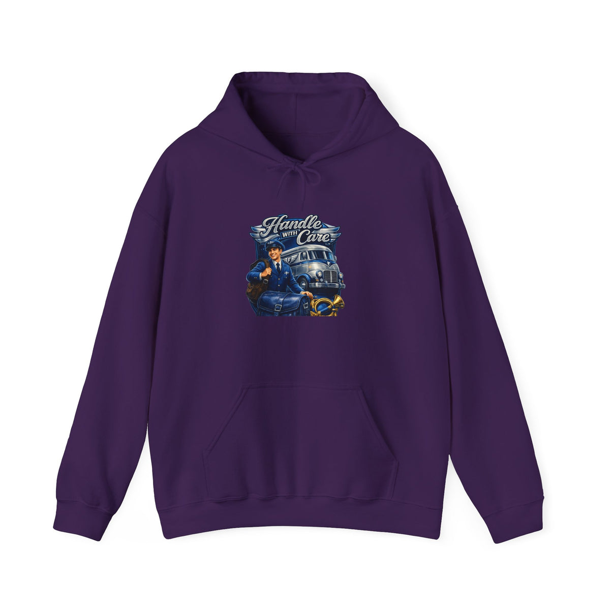 Mail Carrier Hoodie - Handle With Care | Funny Mail Carrier Hoodie | Gildan