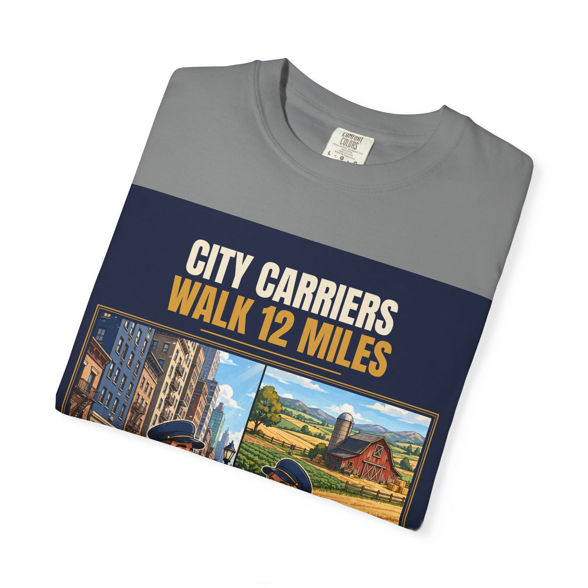 Mail Carrier T-Shirt - City Vs Rural | Funny Mail Carrier Tee | Comfort Colors