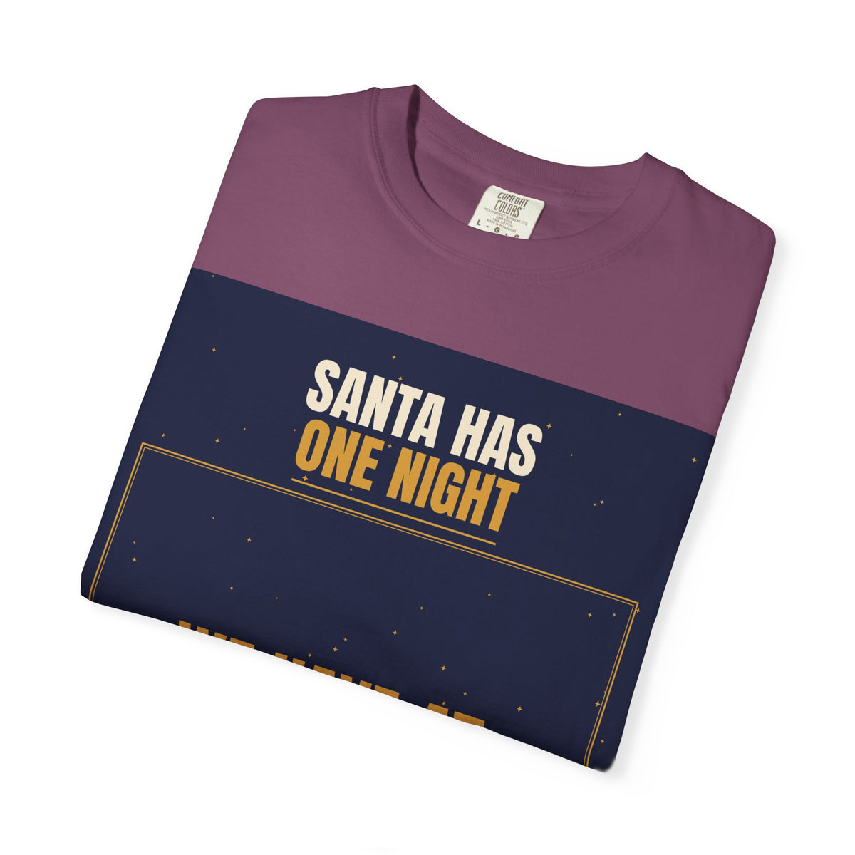 Mail Carrier T-Shirt - Santa Has One Night | Funny Mail Carrier Tee | Comfort Colors