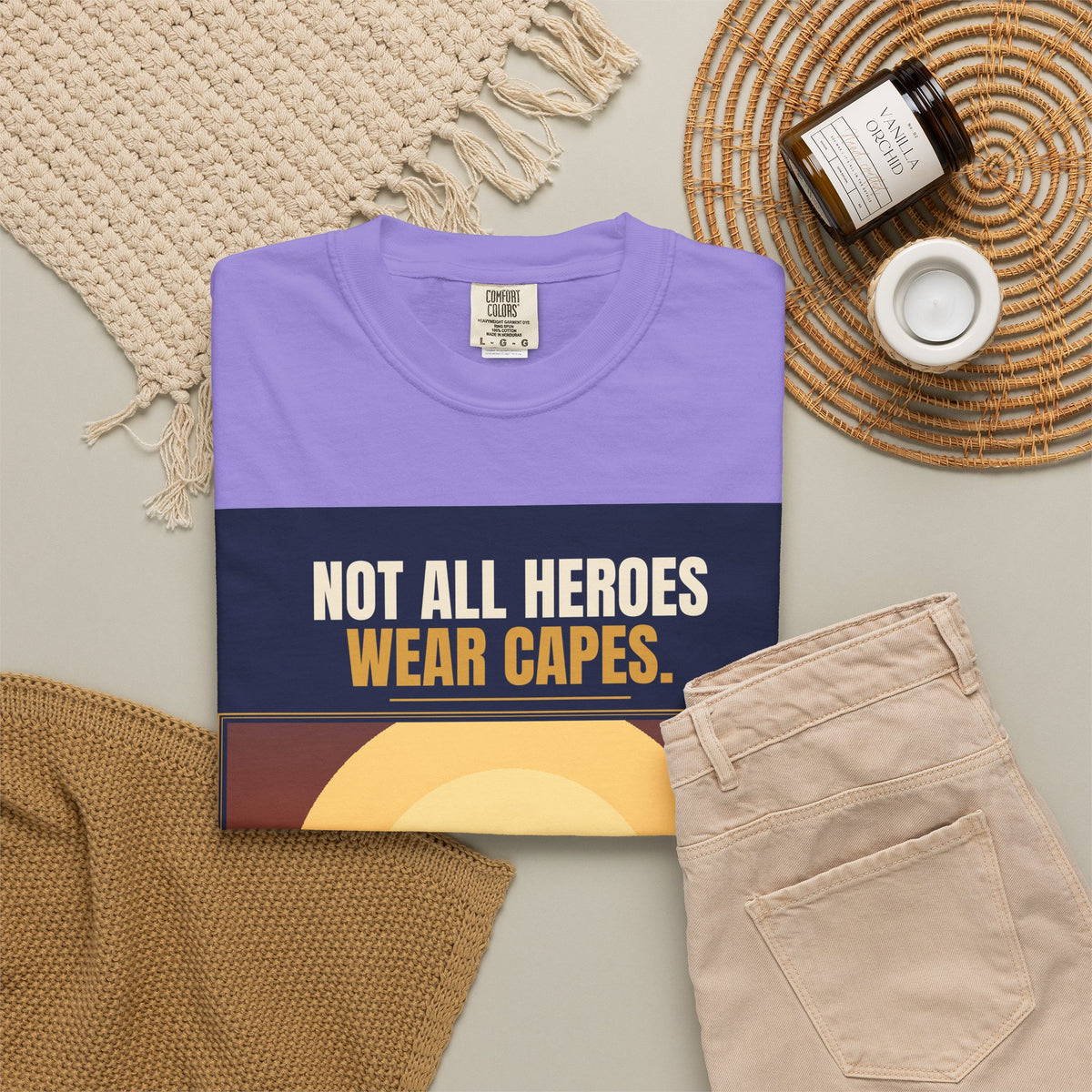 Mail Carrier T-Shirt - Not All Heroes | Funny Mail Carrier Tee | Comfort Colors