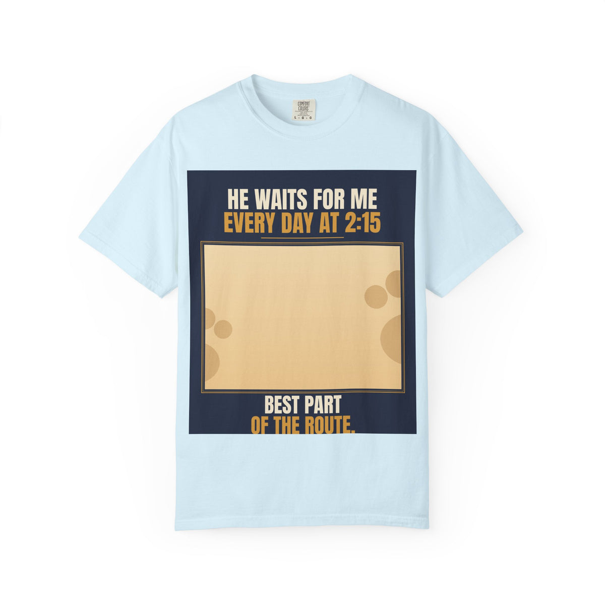 Mail Carrier T-Shirt - Best Part of the Route | Funny Mail Carrier Tee | Comfort Colors