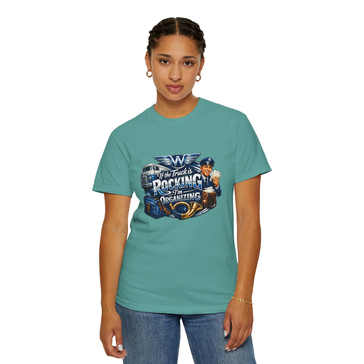 Mail Carrier T-Shirt - If the Truck's Rockin | Funny Mail Carrier Tee | Comfort Colors | Comfort Colors® 1717