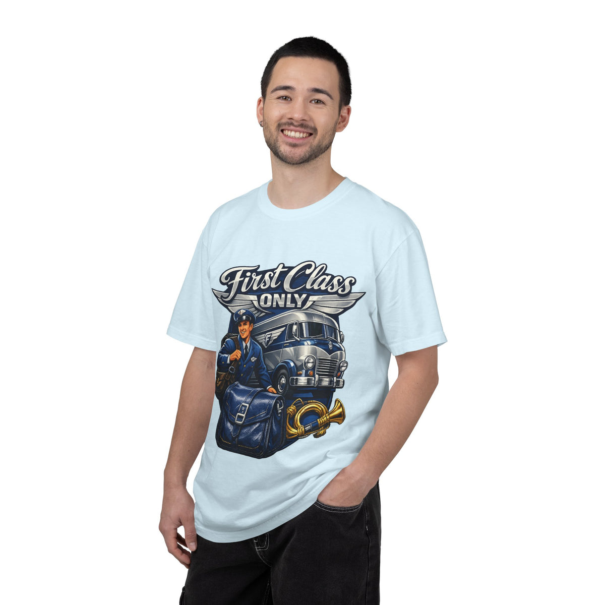 Mail Carrier T-Shirt - First Class Only | Funny Mail Carrier Tee | Comfort Colors