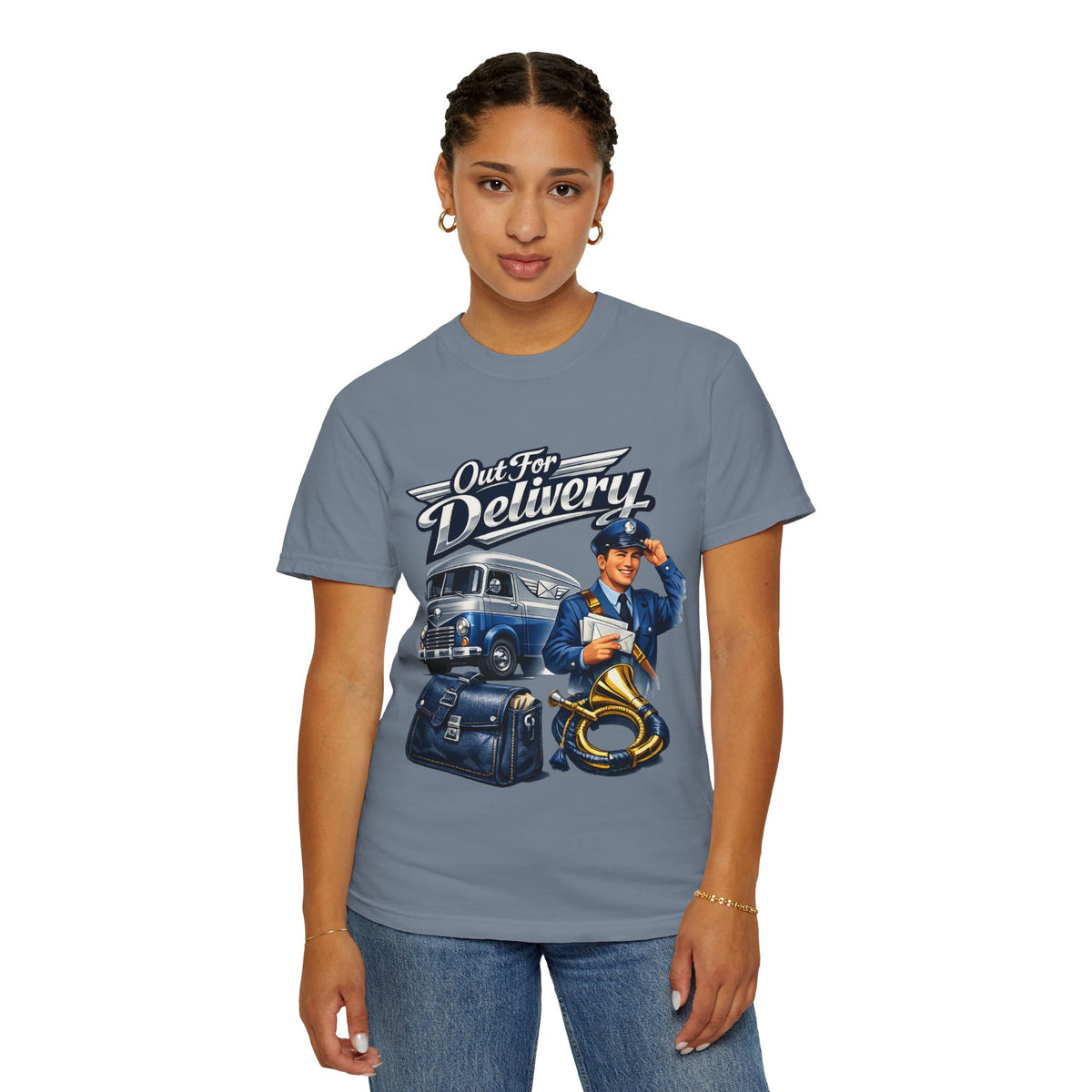 Mail Carrier T-Shirt - Out For Delivery | Funny Mail Carrier Tee | Comfort Colors