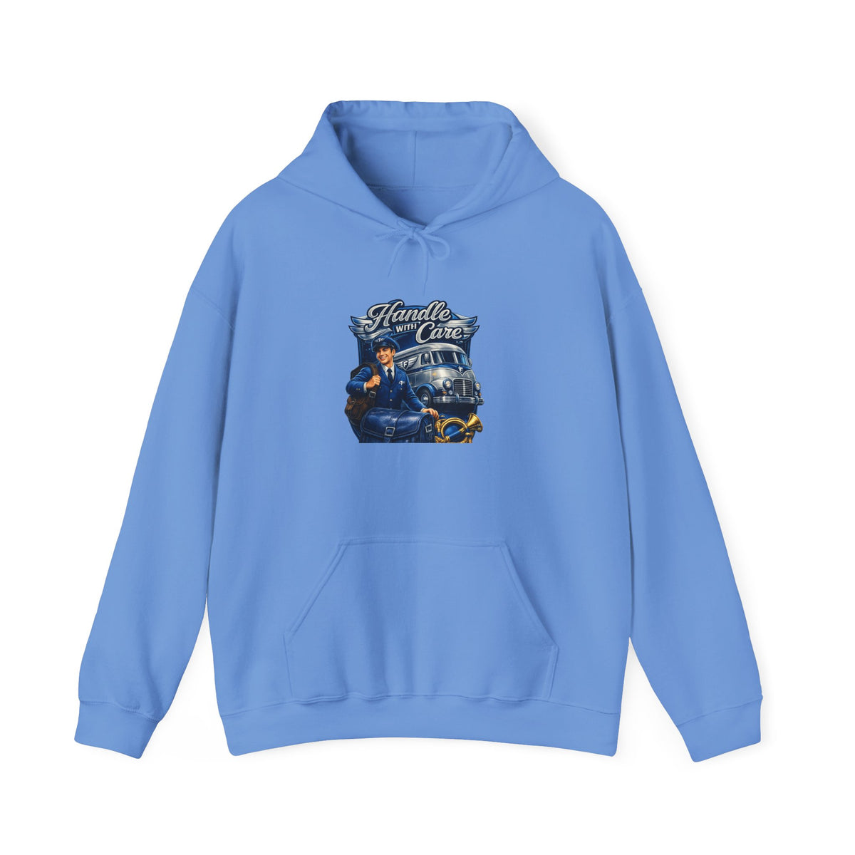 Mail Carrier Hoodie - Handle With Care | Funny Mail Carrier Hoodie | Gildan