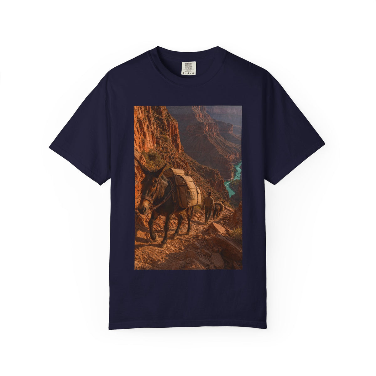 Mule Mail Supai — Vintage Grand Canyon Mail Shirt | Trivia Mail Carrier Tee