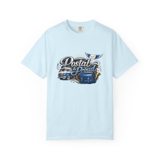 Mail Carrier T-Shirt - Postal and Proud | Funny Mail Carrier Tee | Comfort Colors