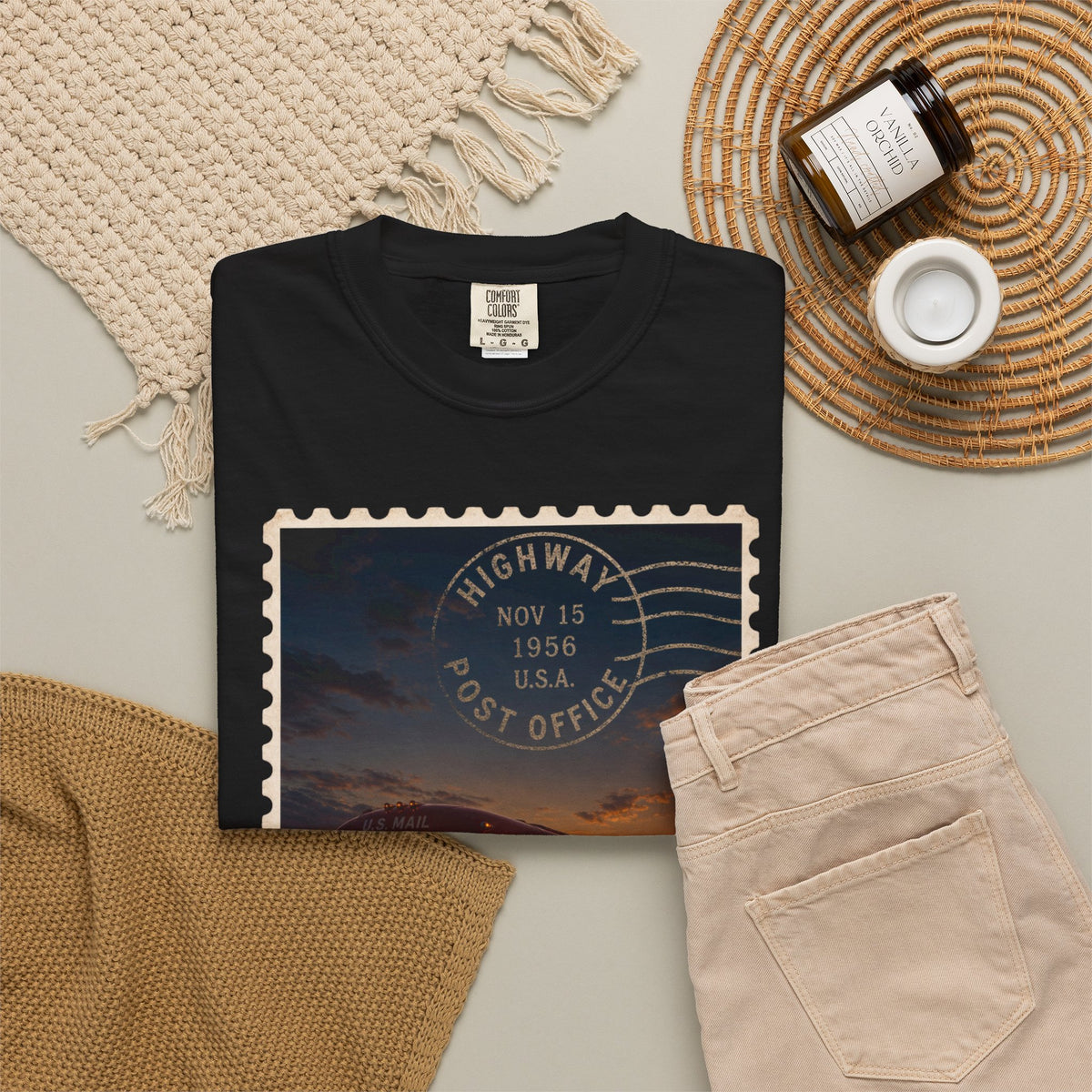 Highway Post Office 1941 — Vintage Mail Bus Shirt | Trivia Mail Carrier Tee