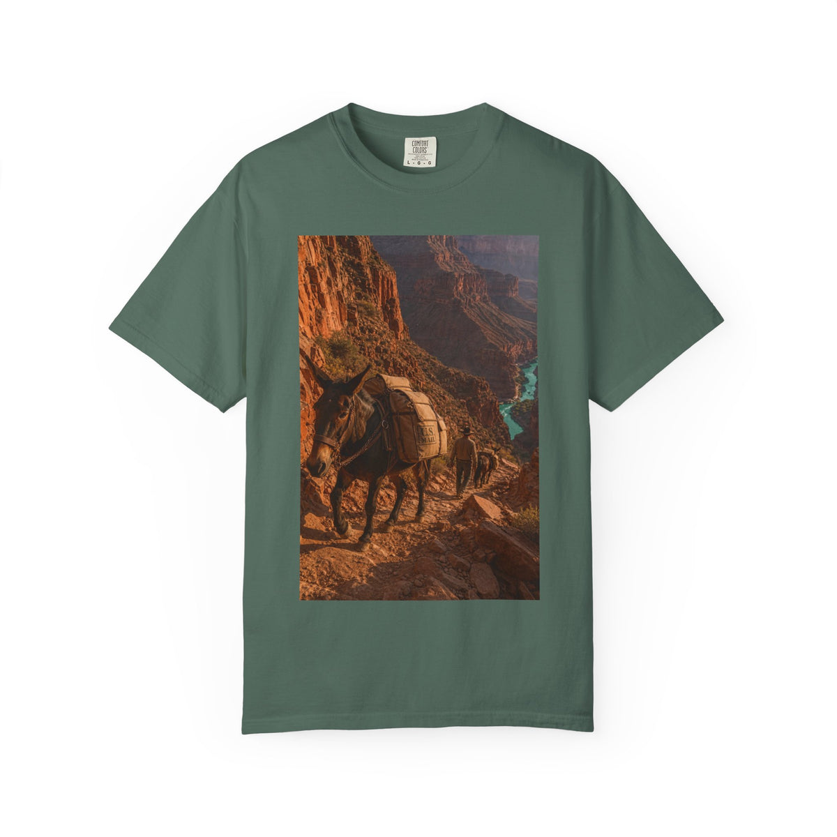 Mule Mail Supai — Vintage Grand Canyon Mail Shirt | Trivia Mail Carrier Tee