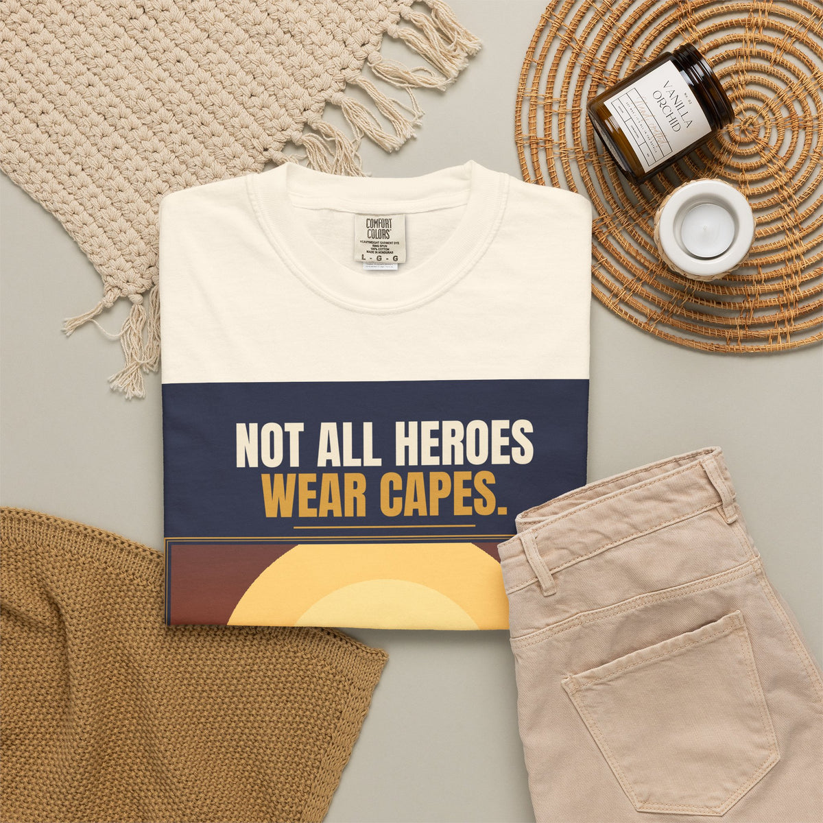 Mail Carrier T-Shirt - Not All Heroes | Funny Mail Carrier Tee | Comfort Colors
