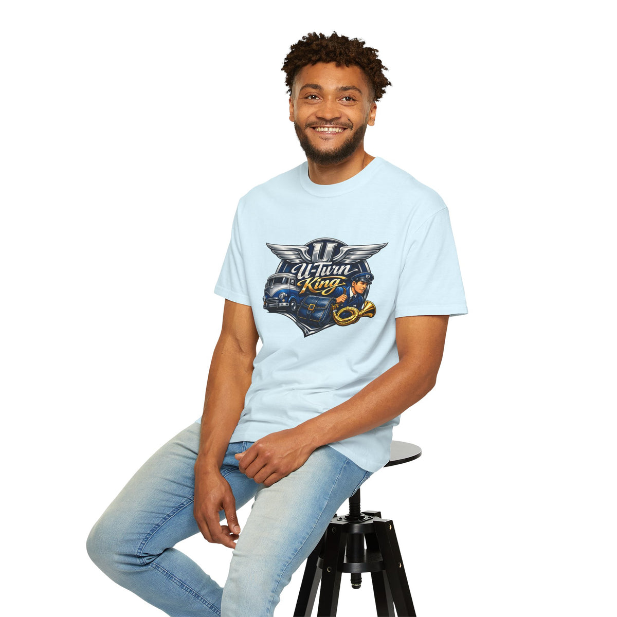 Mail Carrier T-Shirt - U-Turn King | Funny Mail Carrier Tee | Comfort Colors | Comfort Colors® 1717