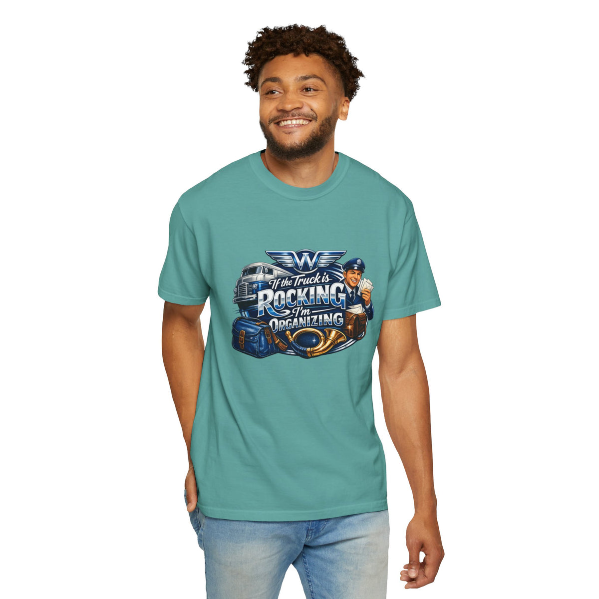 Mail Carrier T-Shirt - If the Truck's Rockin | Funny Mail Carrier Tee | Comfort Colors | Comfort Colors® 1717