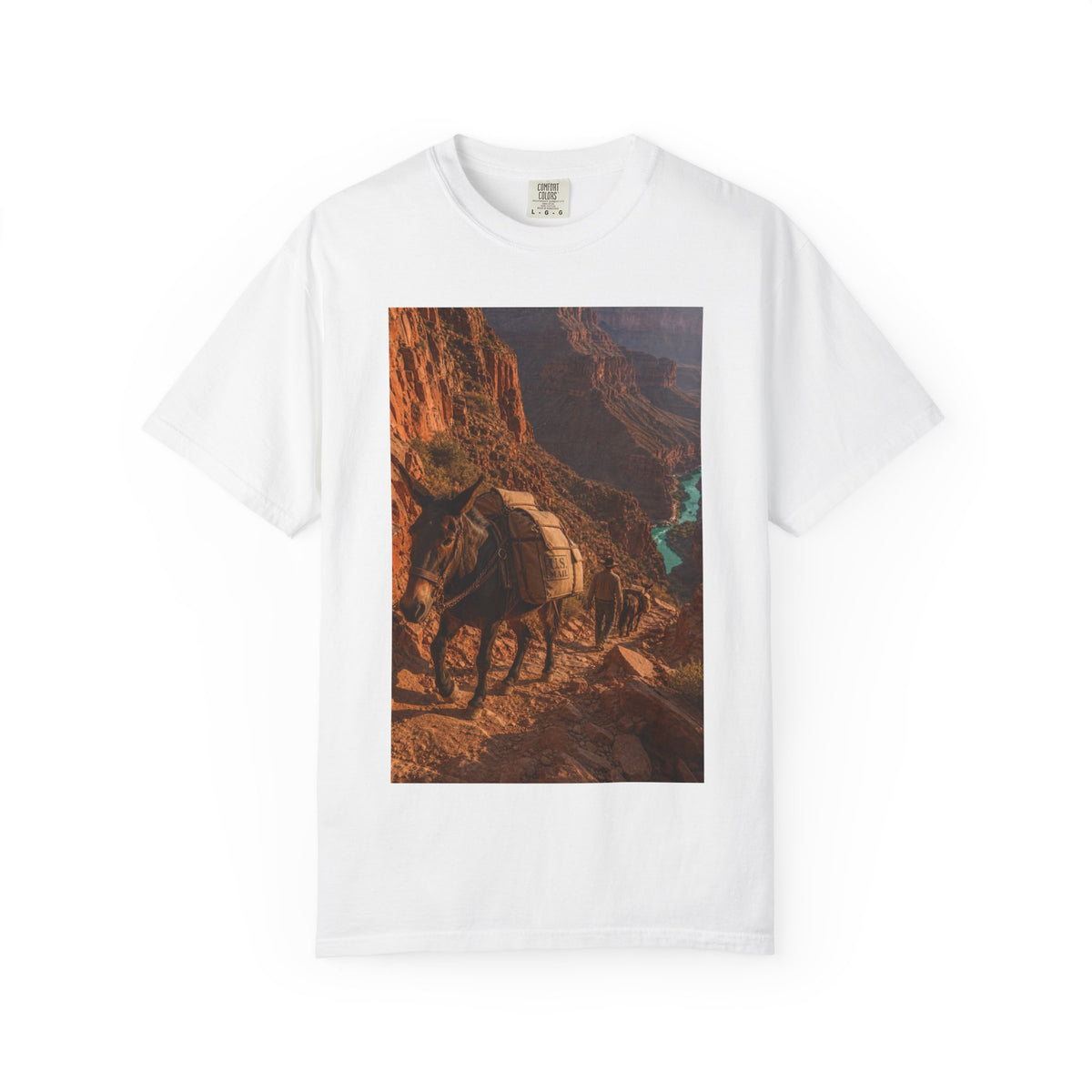 Mule Mail Supai — Vintage Grand Canyon Mail Shirt | Trivia Mail Carrier Tee