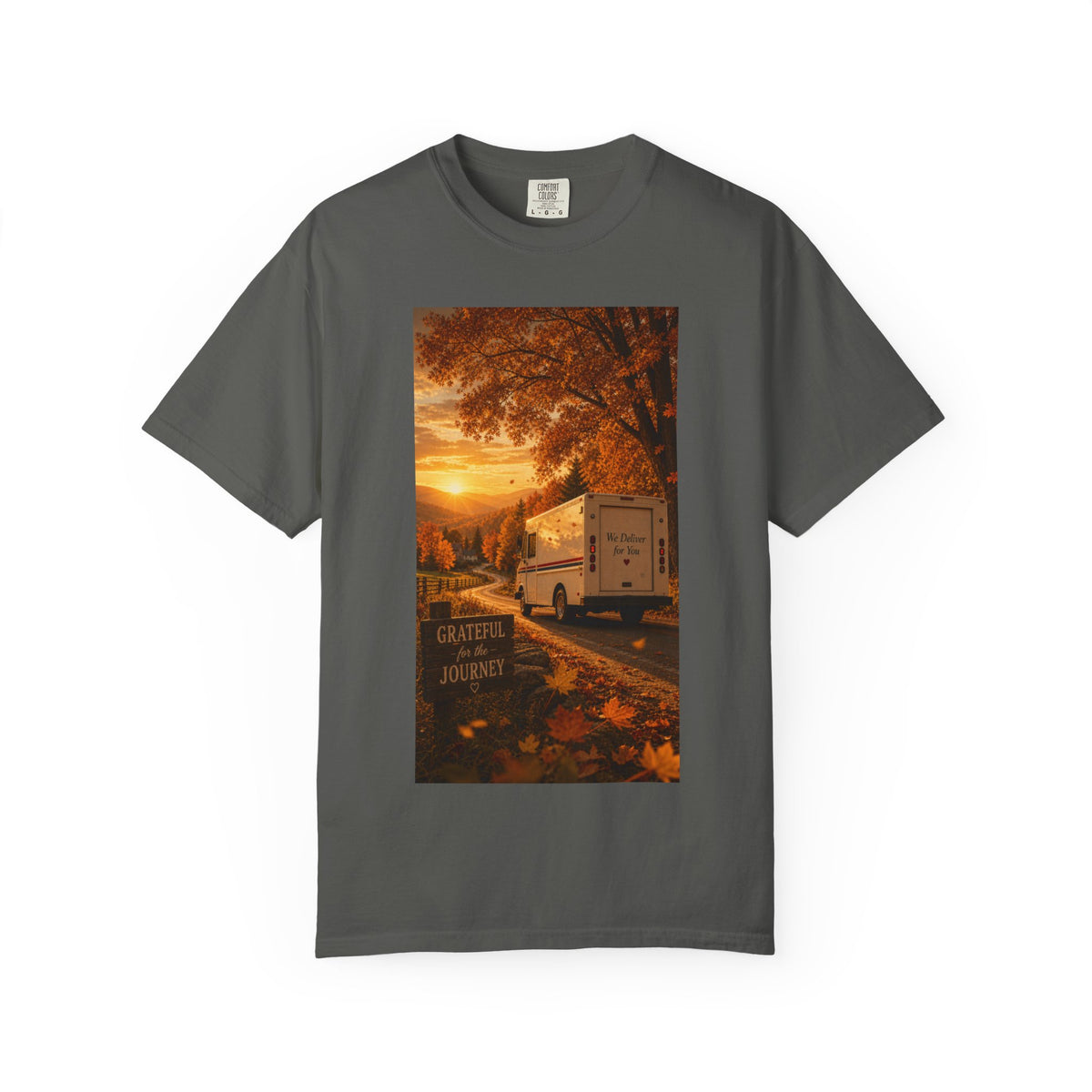 Grateful for the Journey — Thanksgiving Mail Carrier Shirt