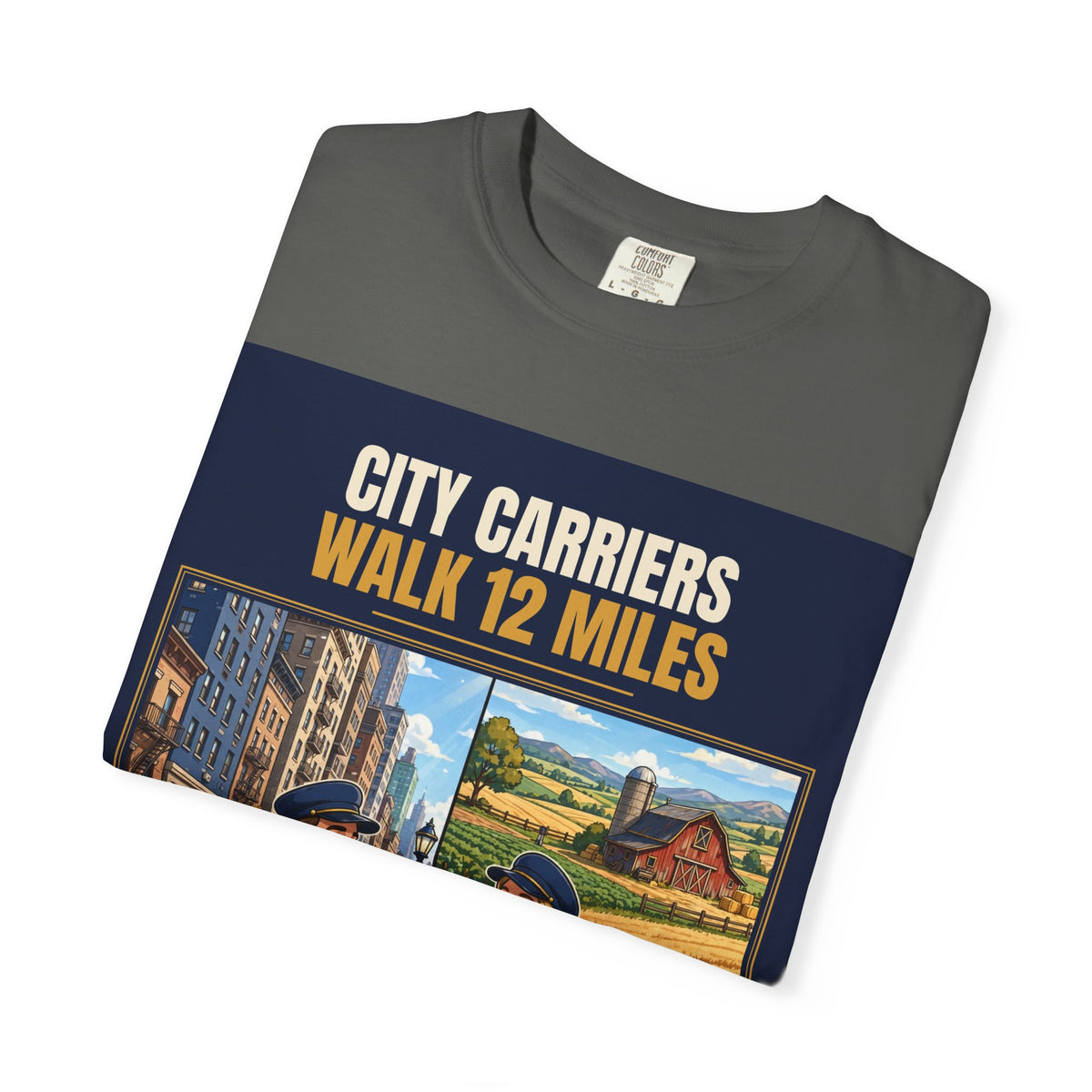 Mail Carrier T-Shirt - City Vs Rural | Funny Mail Carrier Tee | Comfort Colors