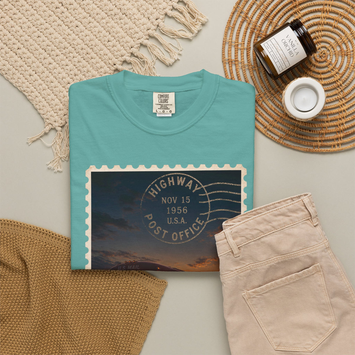 Highway Post Office 1941 — Vintage Mail Bus Shirt | Trivia Mail Carrier Tee