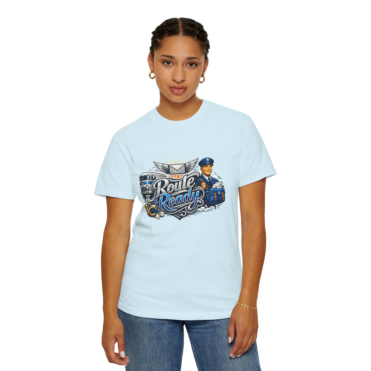 Mail Carrier T-Shirt - Route Ready | Funny Mail Carrier Tee | Comfort Colors