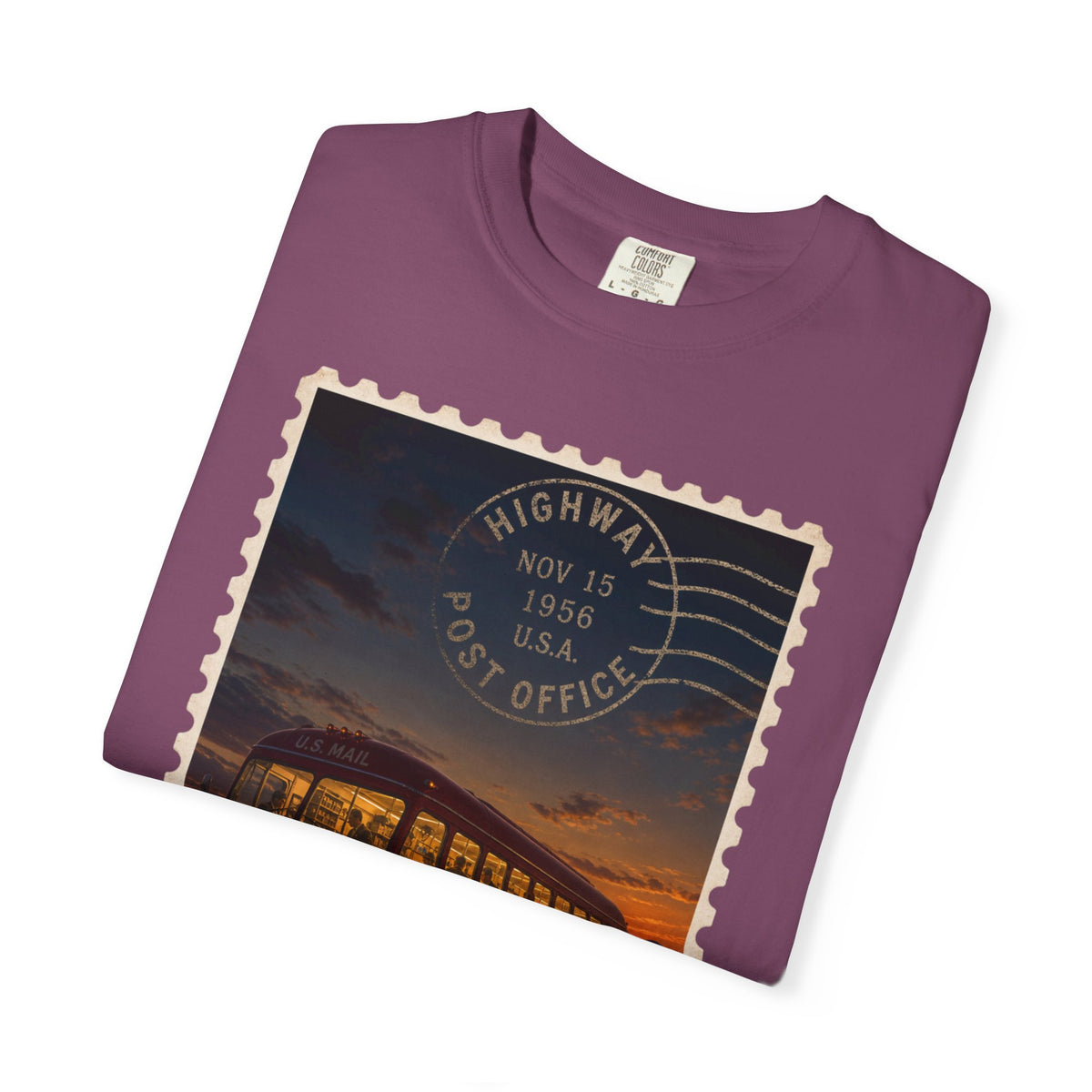 Highway Post Office 1941 — Vintage Mail Bus Shirt | Trivia Mail Carrier Tee