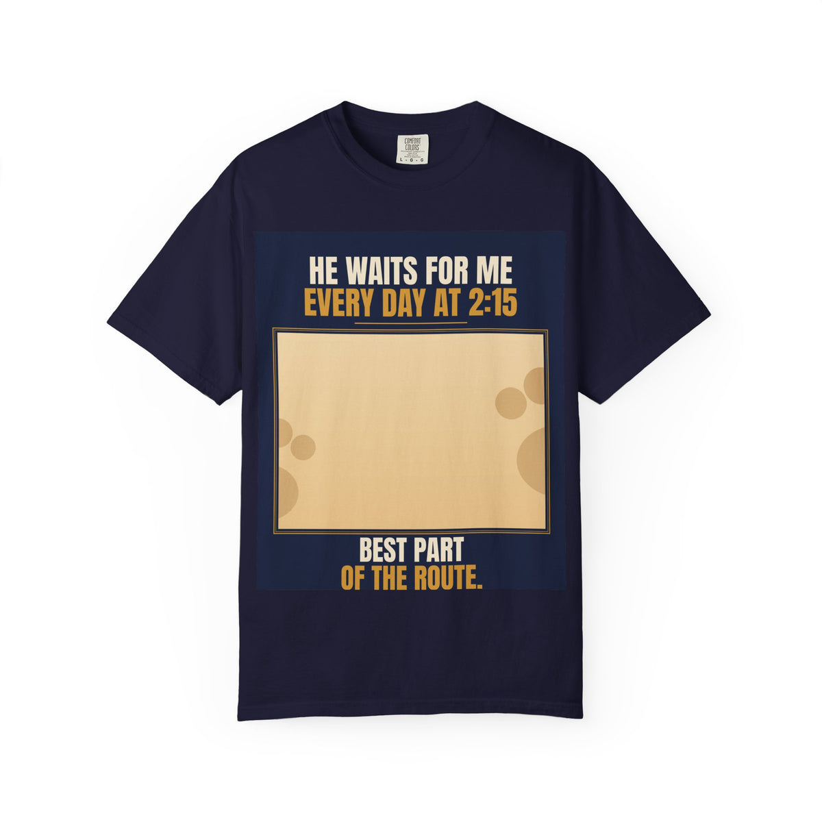 Mail Carrier T-Shirt - Best Part of the Route | Funny Mail Carrier Tee | Comfort Colors