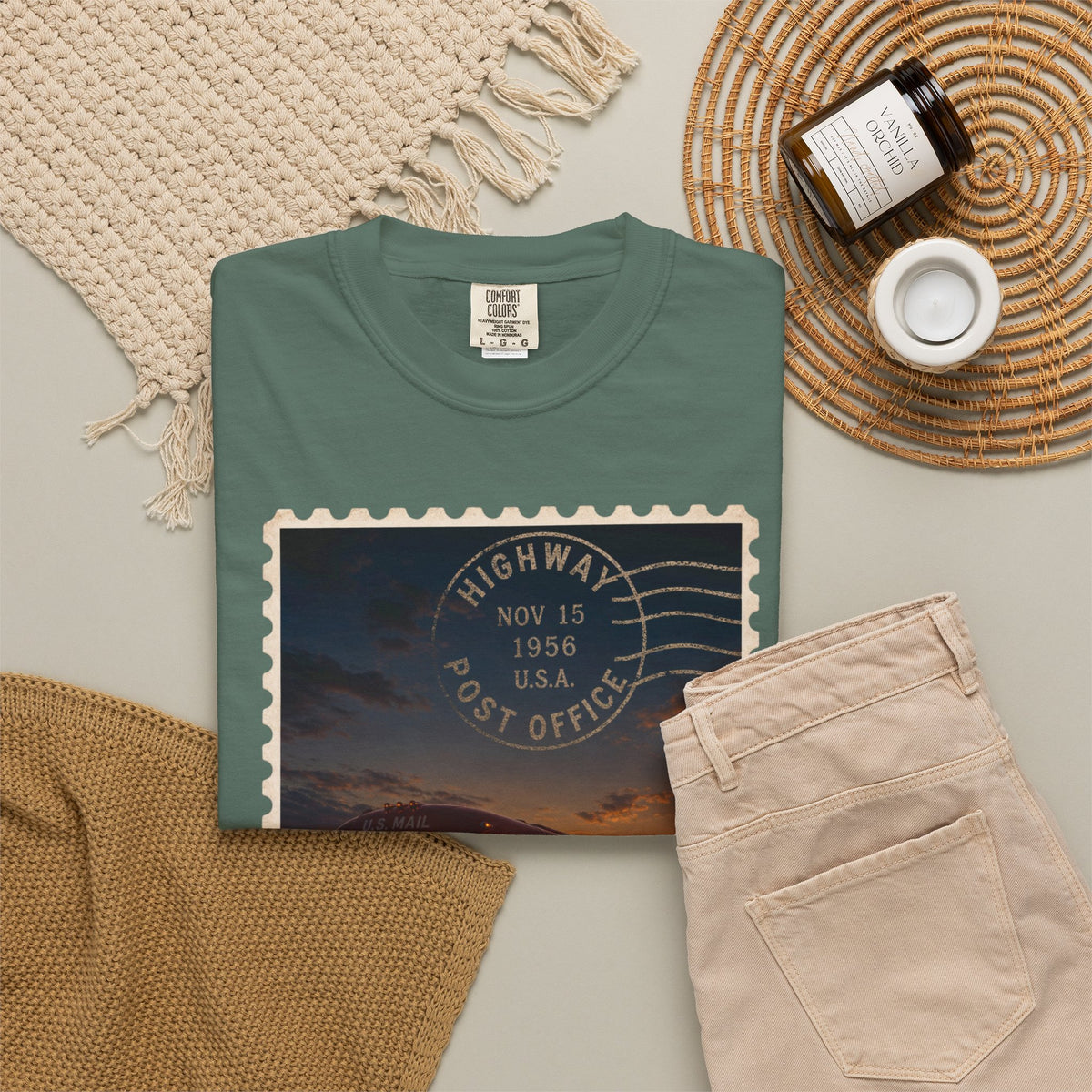 Highway Post Office 1941 — Vintage Mail Bus Shirt | Trivia Mail Carrier Tee