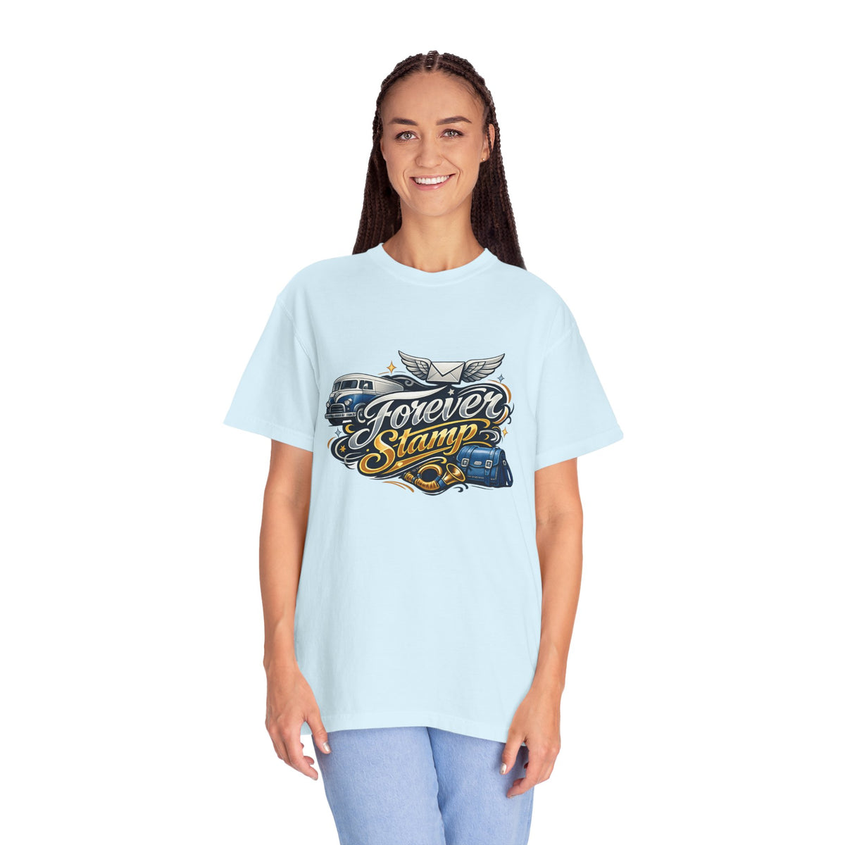 Mail Carrier T-Shirt - Forever Stamp | Funny Mail Carrier Tee | Comfort Colors