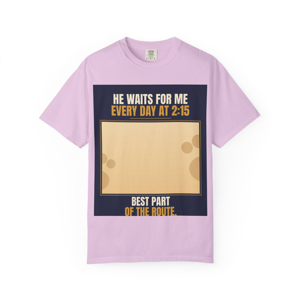 Mail Carrier T-Shirt - Best Part of the Route | Funny Mail Carrier Tee | Comfort Colors