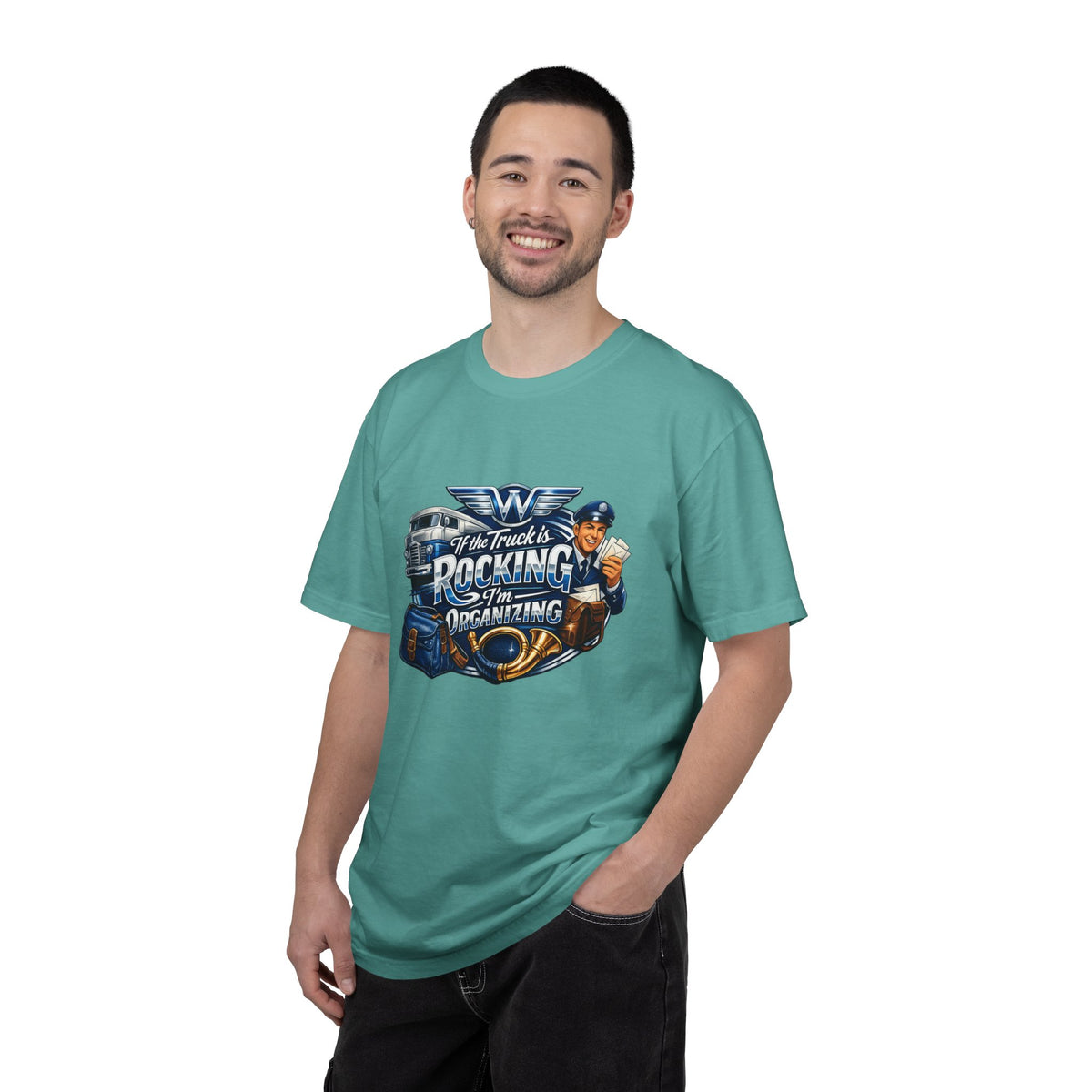 Mail Carrier T-Shirt - If the Truck's Rockin | Funny Mail Carrier Tee | Comfort Colors | Comfort Colors® 1717