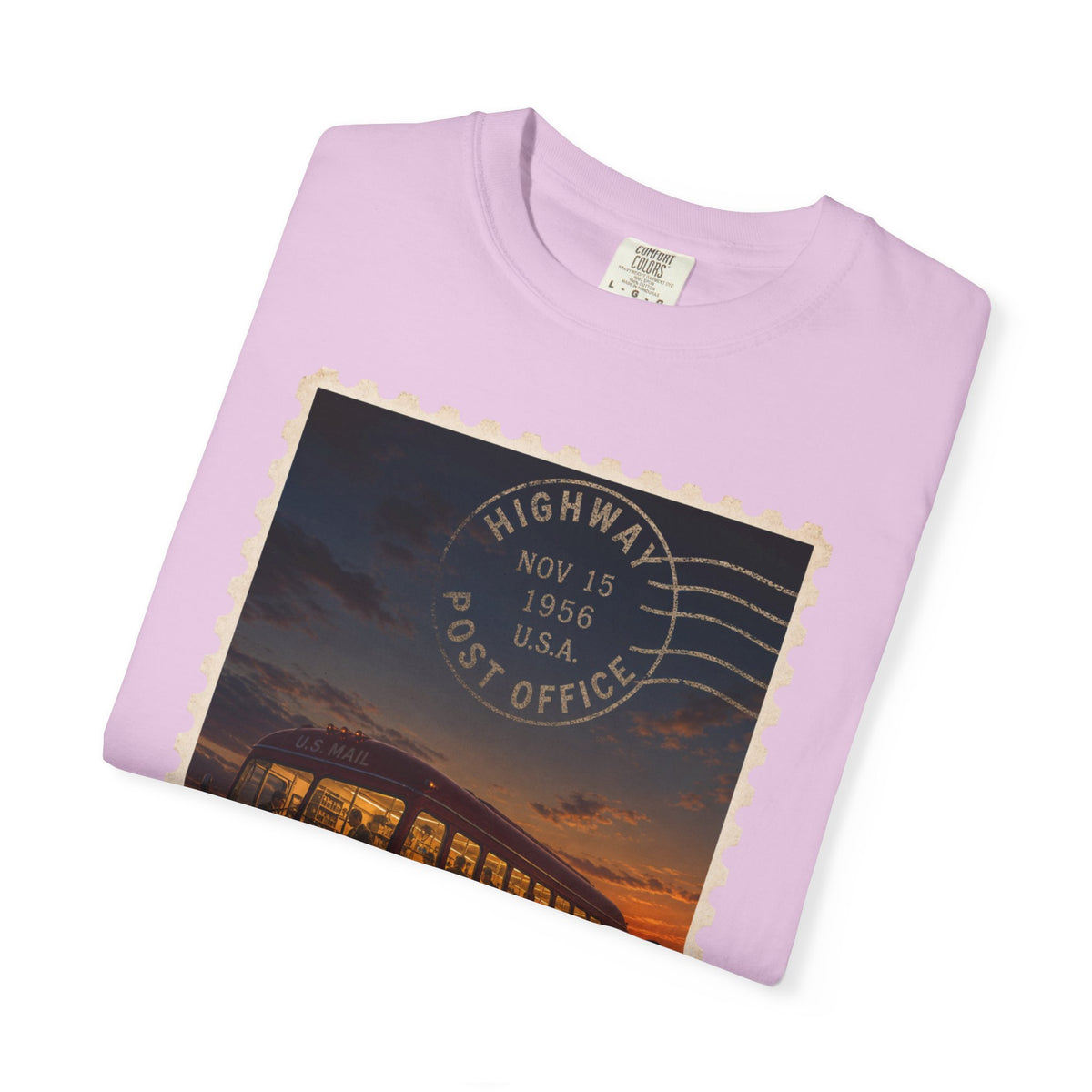 Highway Post Office 1941 — Vintage Mail Bus Shirt | Trivia Mail Carrier Tee