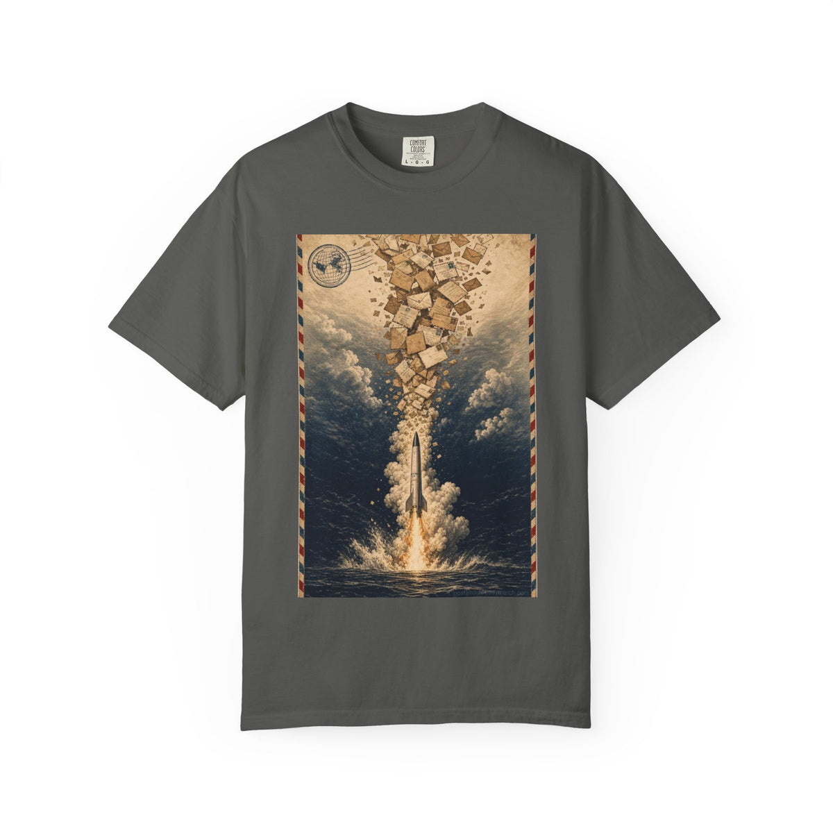 Missile Mail 1959 — Vintage Rocket Mail Shirt | Funny Mail Carrier Tee