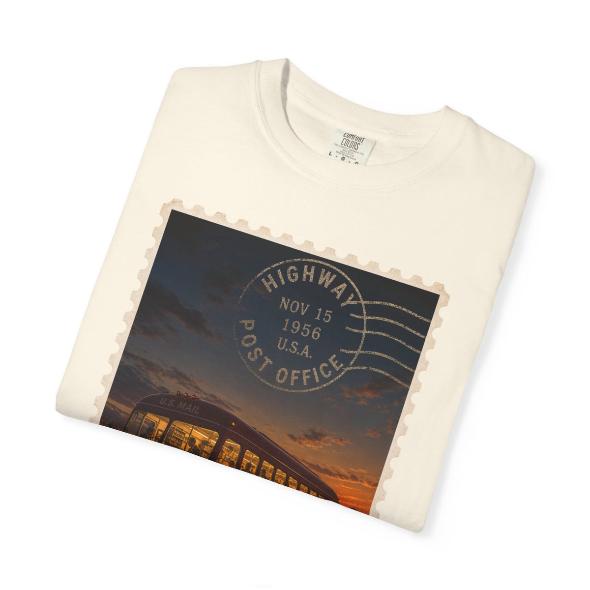 Highway Post Office 1941 — Vintage Mail Bus Shirt | Trivia Mail Carrier Tee