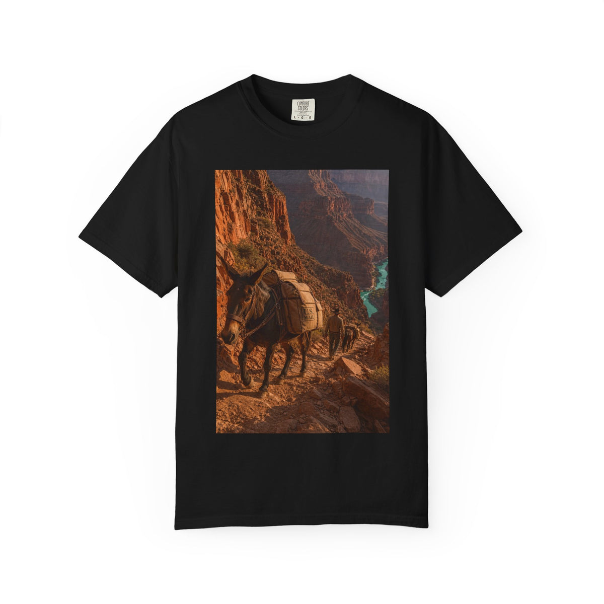 Mule Mail Supai — Vintage Grand Canyon Mail Shirt | Trivia Mail Carrier Tee