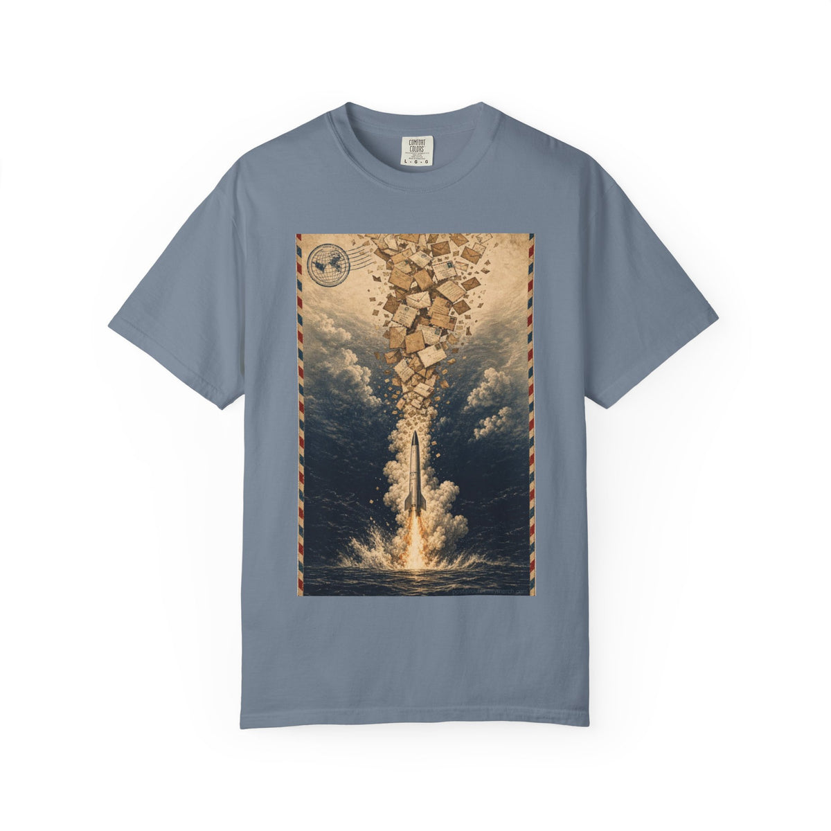 Missile Mail 1959 — Vintage Rocket Mail Shirt | Funny Mail Carrier Tee