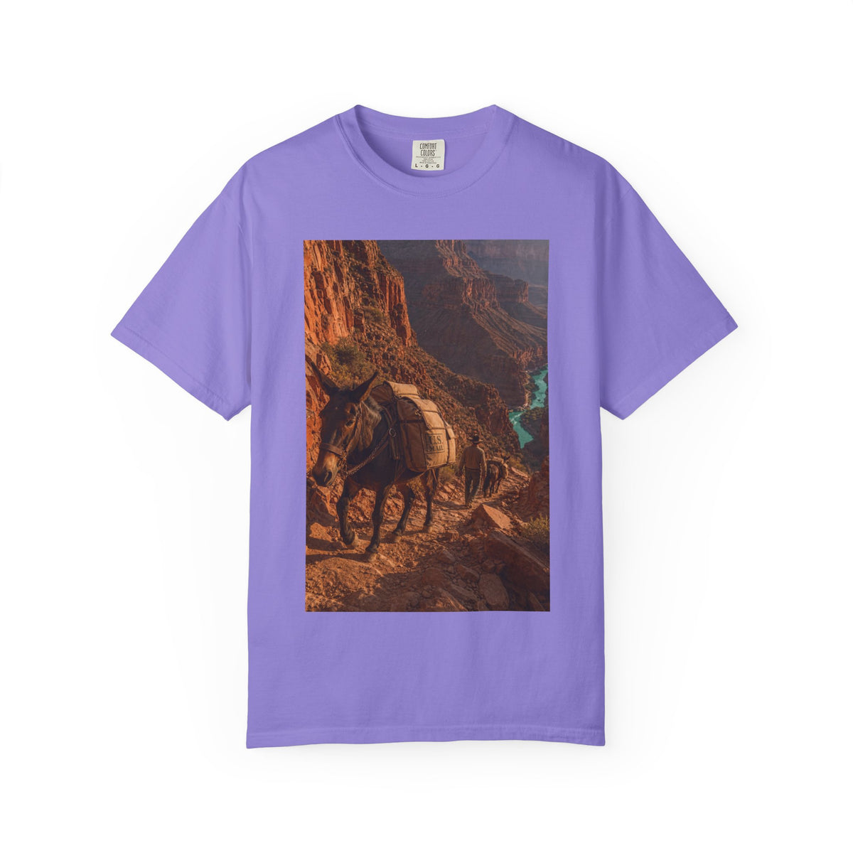 Mule Mail Supai — Vintage Grand Canyon Mail Shirt | Trivia Mail Carrier Tee